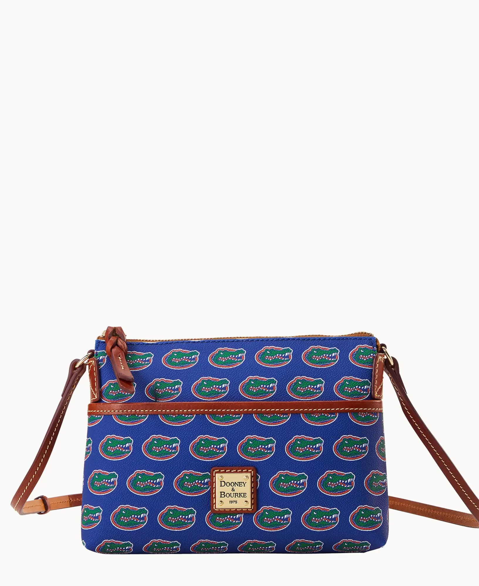 Shoulder Bags | Crossbodies>Dooney & Bourke Collegiate University of Florida Ginger Crossbody Blue