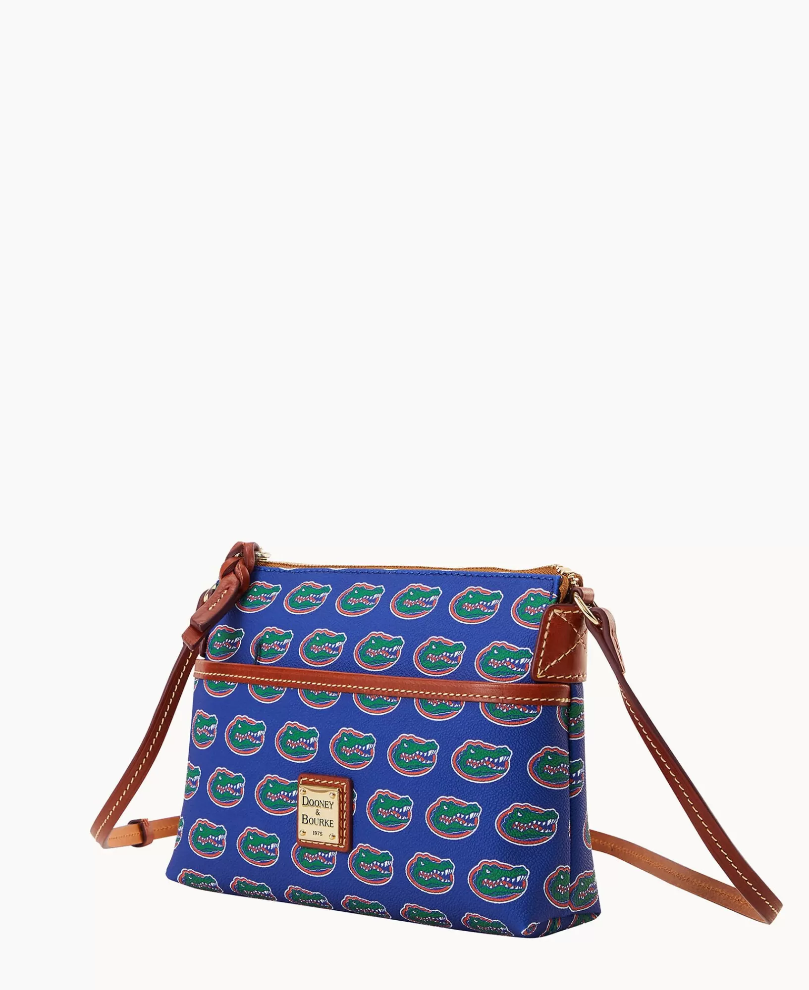 Shoulder Bags | Crossbodies>Dooney & Bourke Collegiate University of Florida Ginger Crossbody Blue