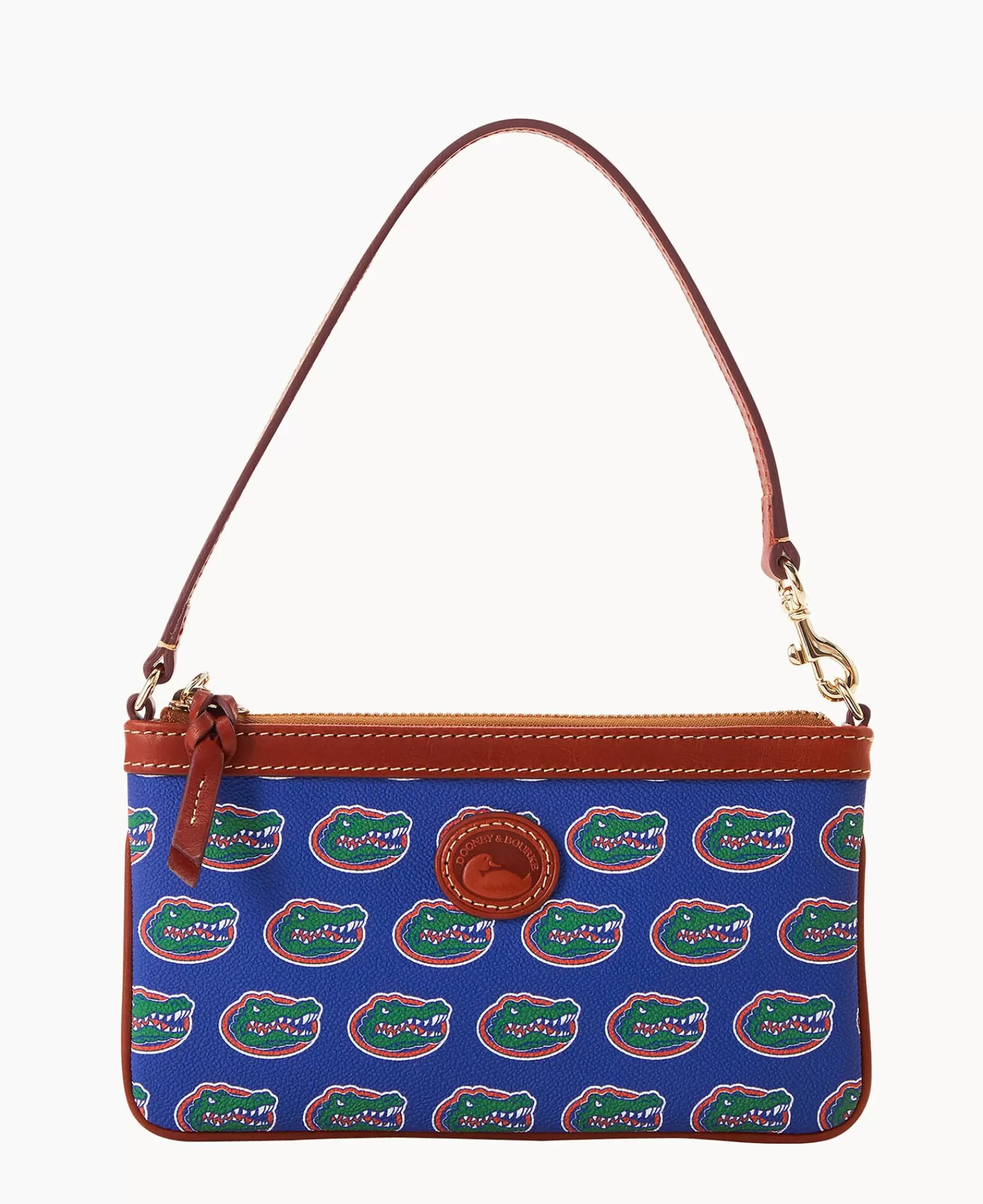 Wristlets | Wallets>Dooney & Bourke Collegiate University of Florida Large Slim Wristlet Blue