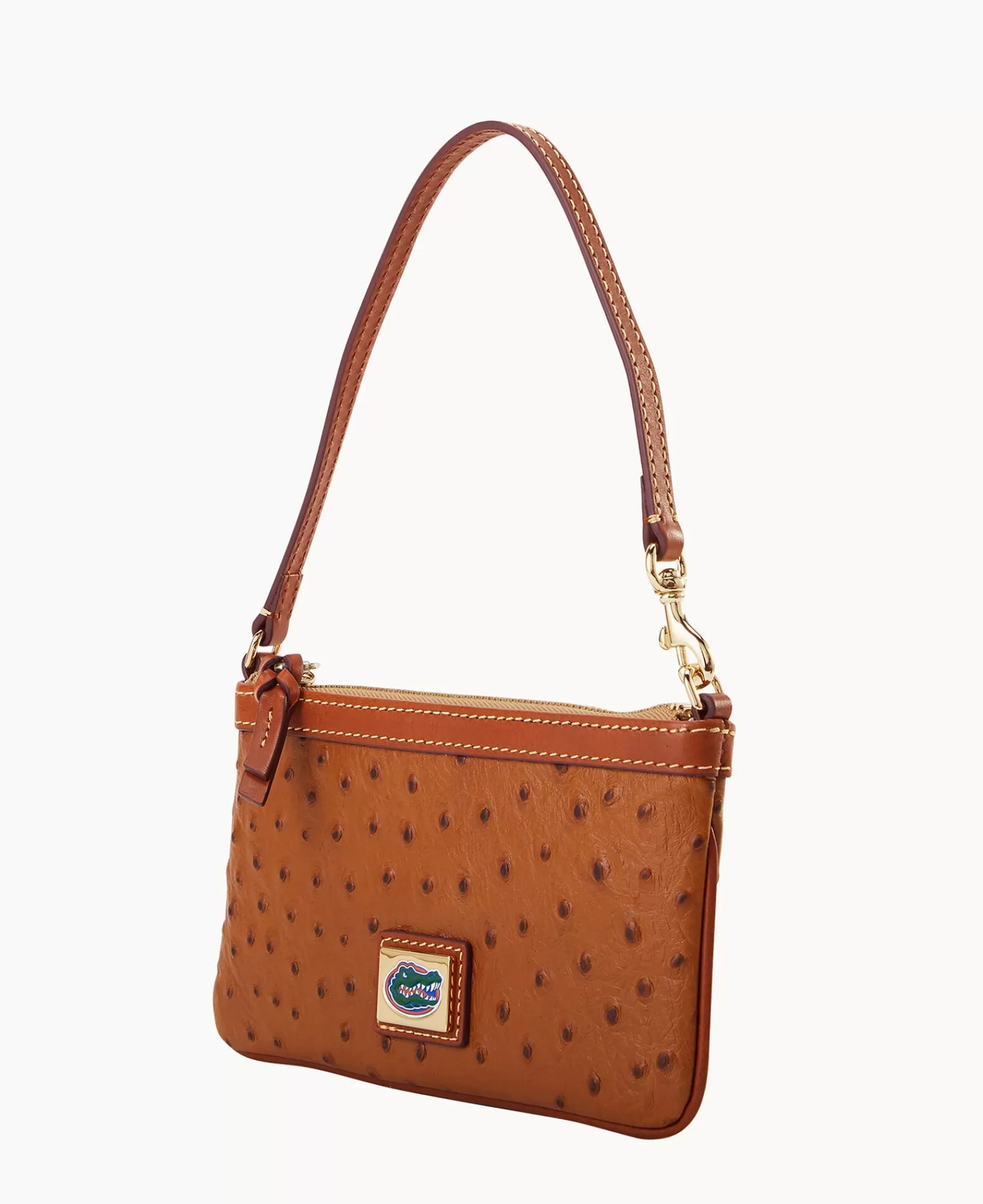 Wristlets | Wallets>Dooney & Bourke Collegiate University of Florida Large Slim Wristlet Caramel