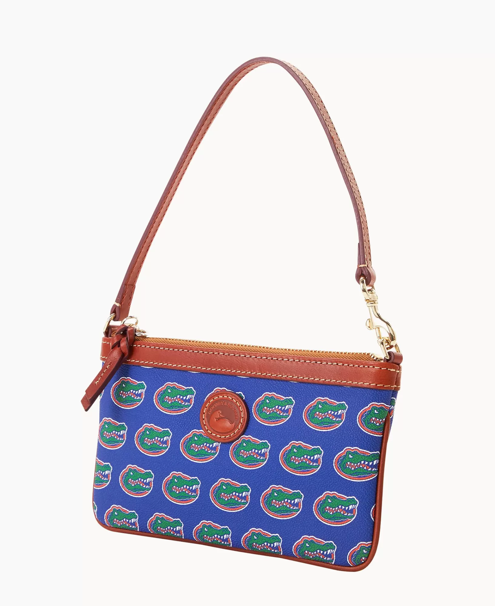 Wristlets | Wallets>Dooney & Bourke Collegiate University of Florida Large Slim Wristlet Blue