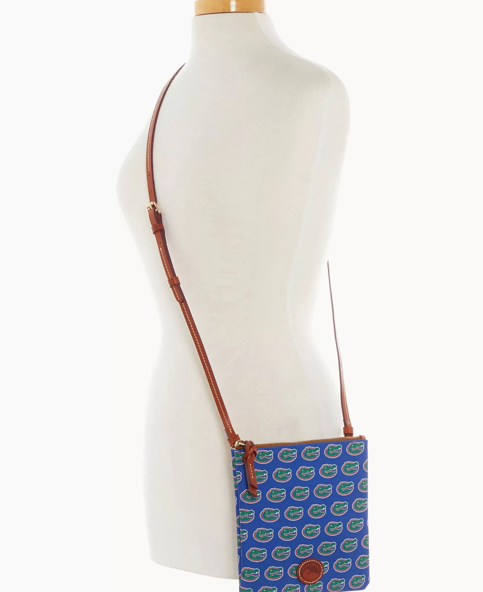 Shoulder Bags | Crossbodies>Dooney & Bourke Collegiate University of Florida North South Top Zip Crossbody Blue