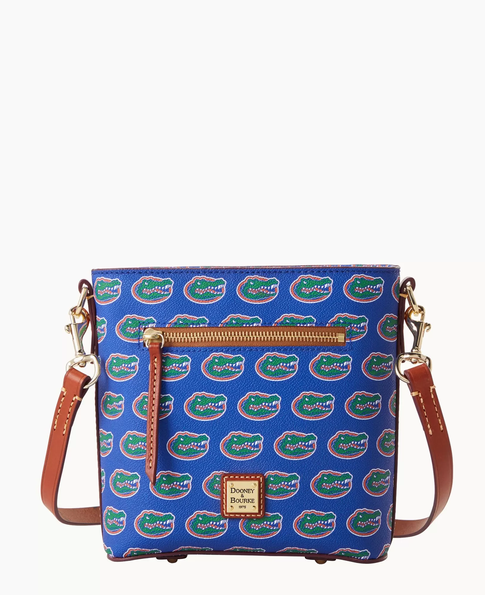 Shoulder Bags | Crossbodies>Dooney & Bourke Collegiate University of Florida Small Zip Crossbody Blue