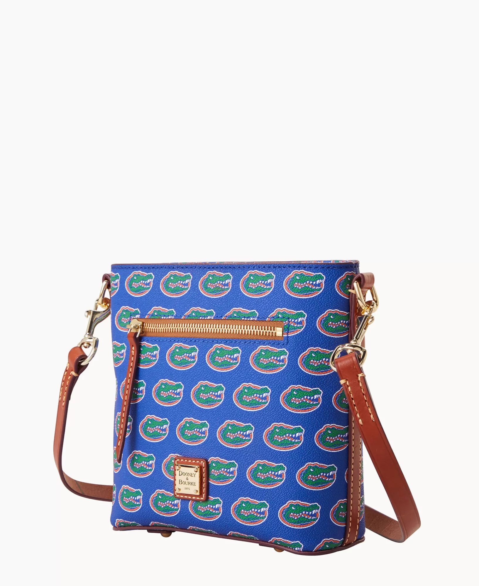 Shoulder Bags | Crossbodies>Dooney & Bourke Collegiate University of Florida Small Zip Crossbody Blue