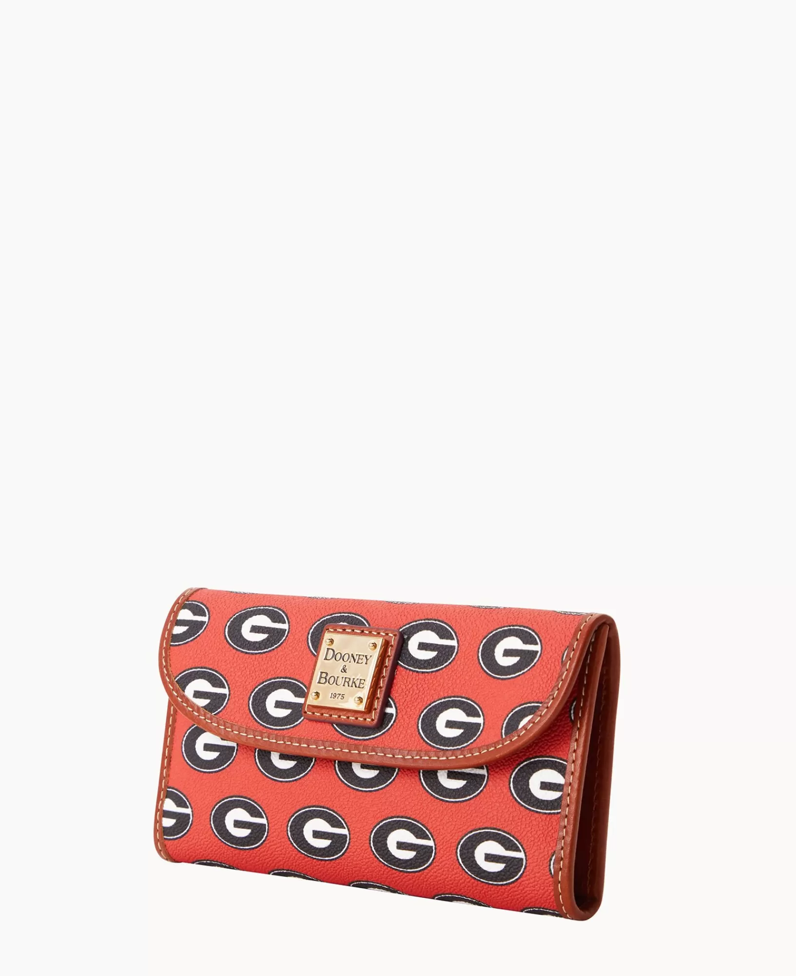 Clutches | Wallets>Dooney & Bourke Collegiate University of Georgia Continental Clutch Red