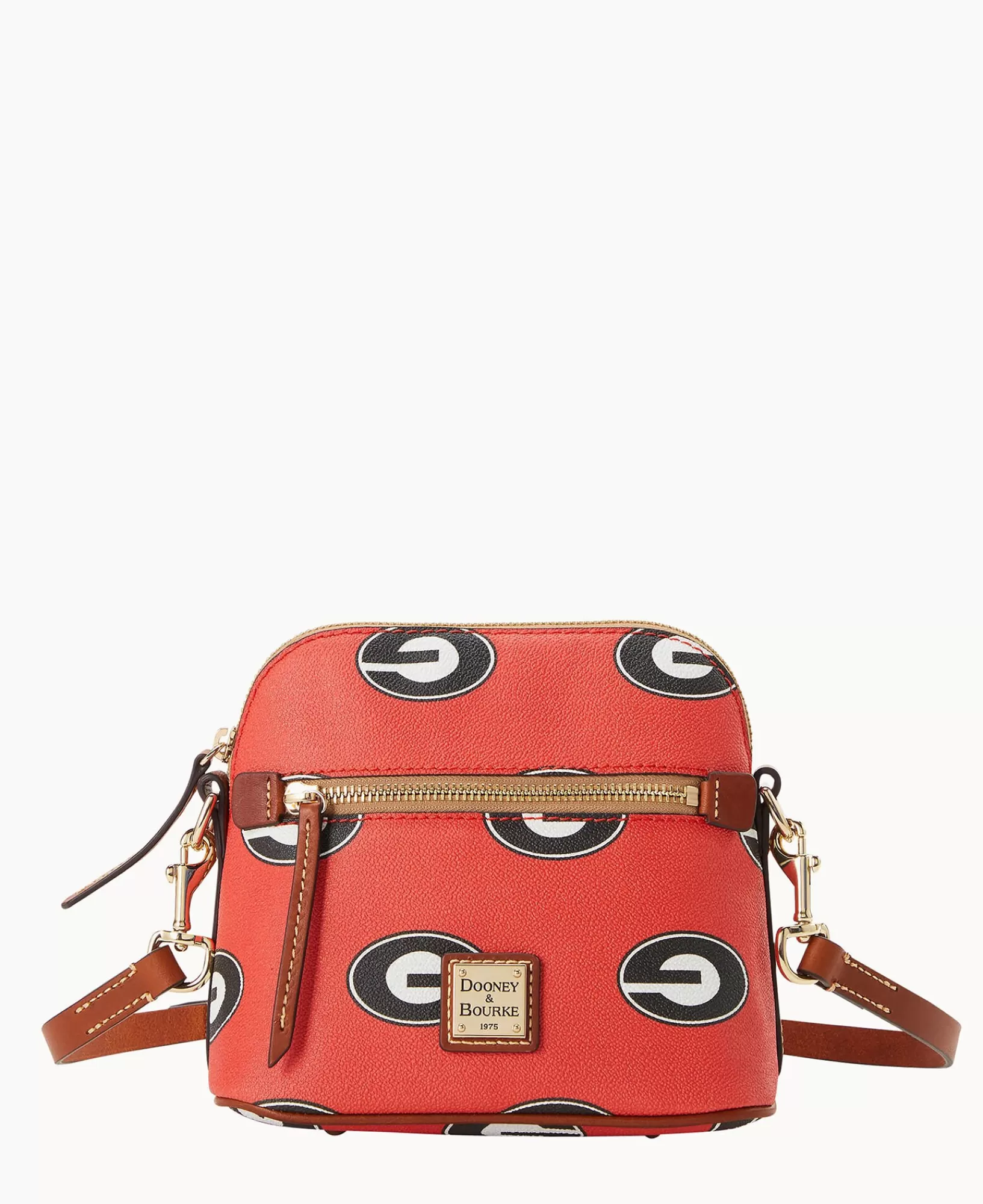 Shoulder Bags | Crossbodies>Dooney & Bourke Collegiate University of Georgia Domed Crossbody Red