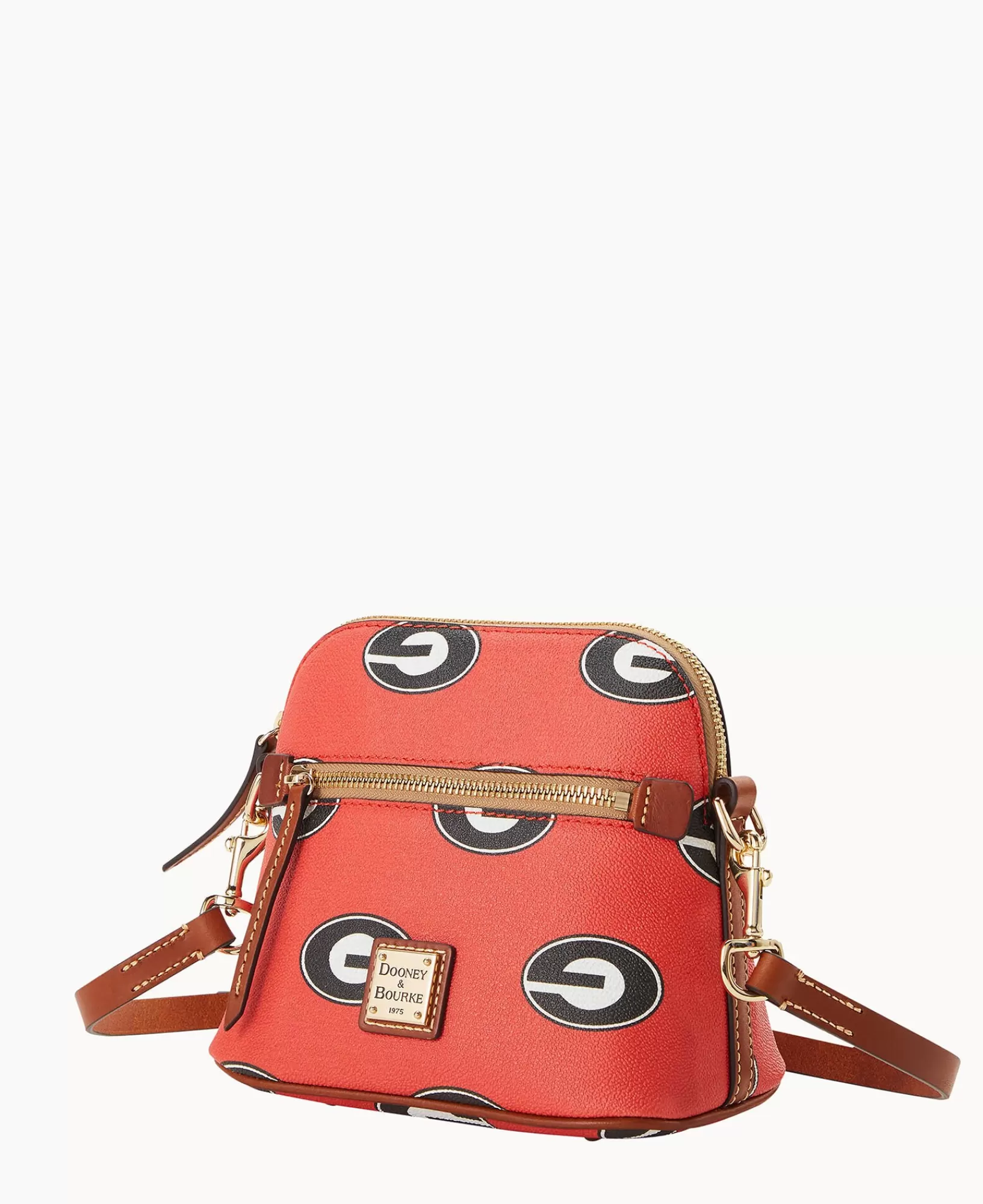 Shoulder Bags | Crossbodies>Dooney & Bourke Collegiate University of Georgia Domed Crossbody Red