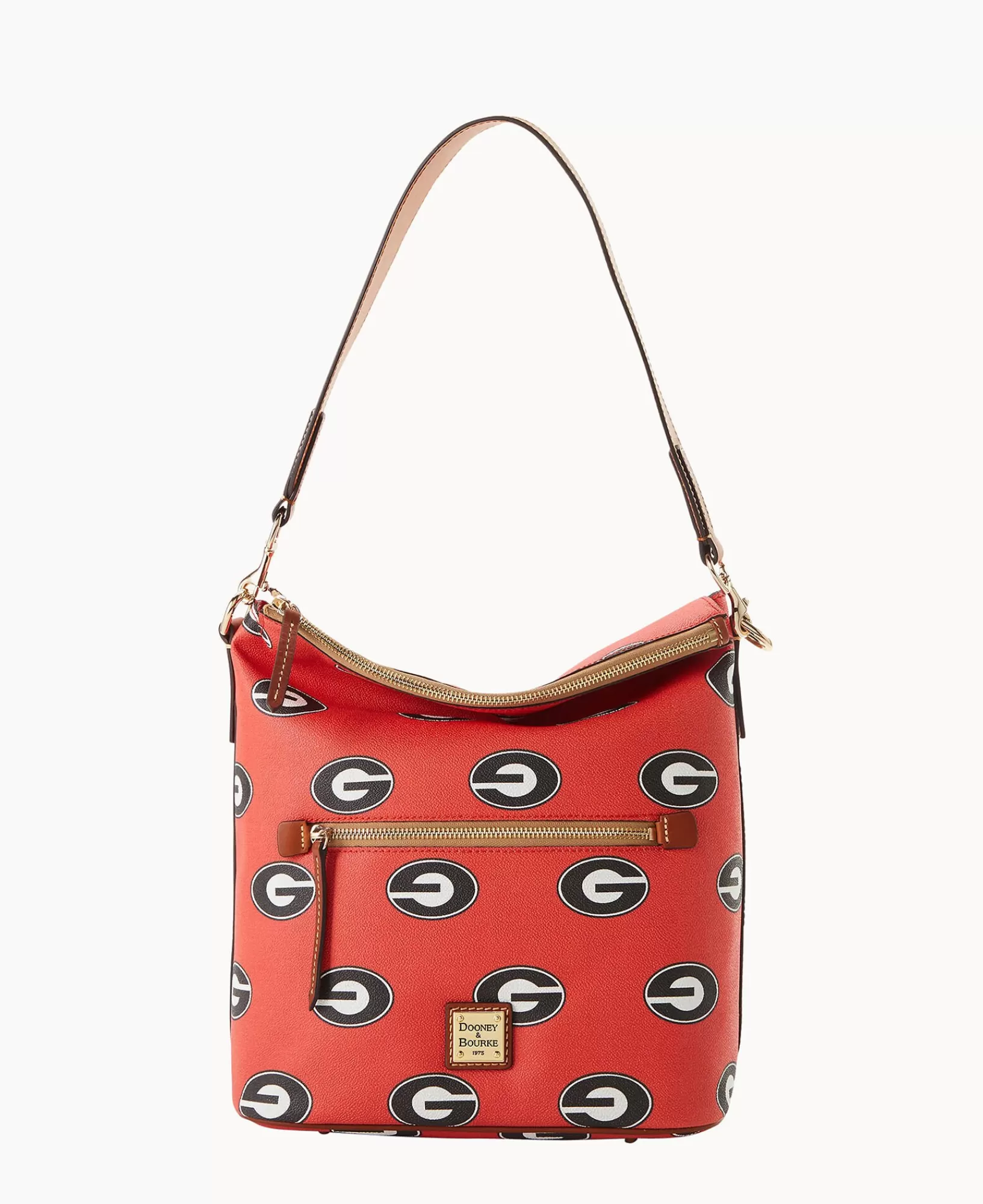 Shoulder Bags>Dooney & Bourke Collegiate University of Georgia Large Sac Red