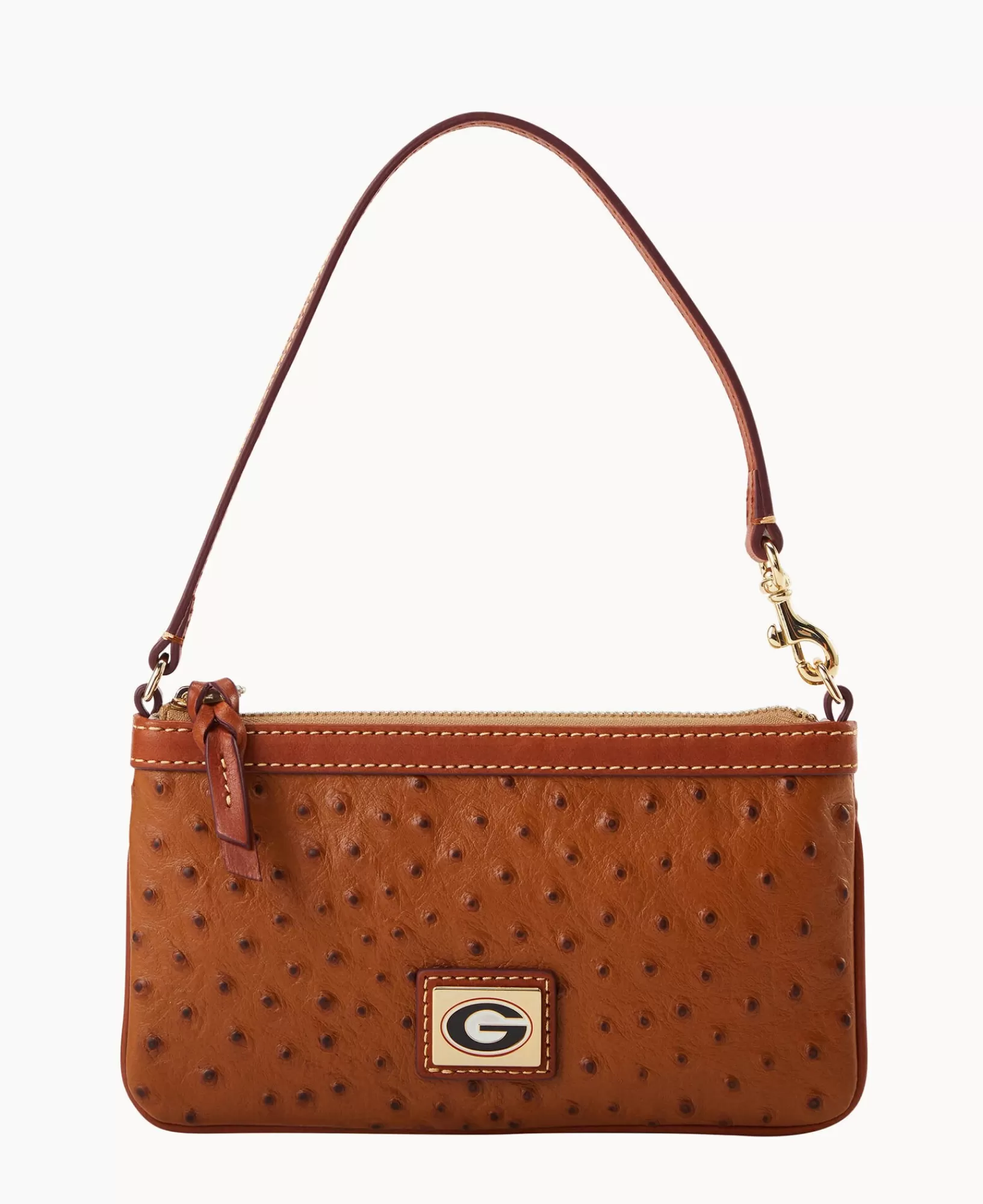 Wristlets | Wallets>Dooney & Bourke Collegiate University of Georgia Large Slim Wristlet Caramel