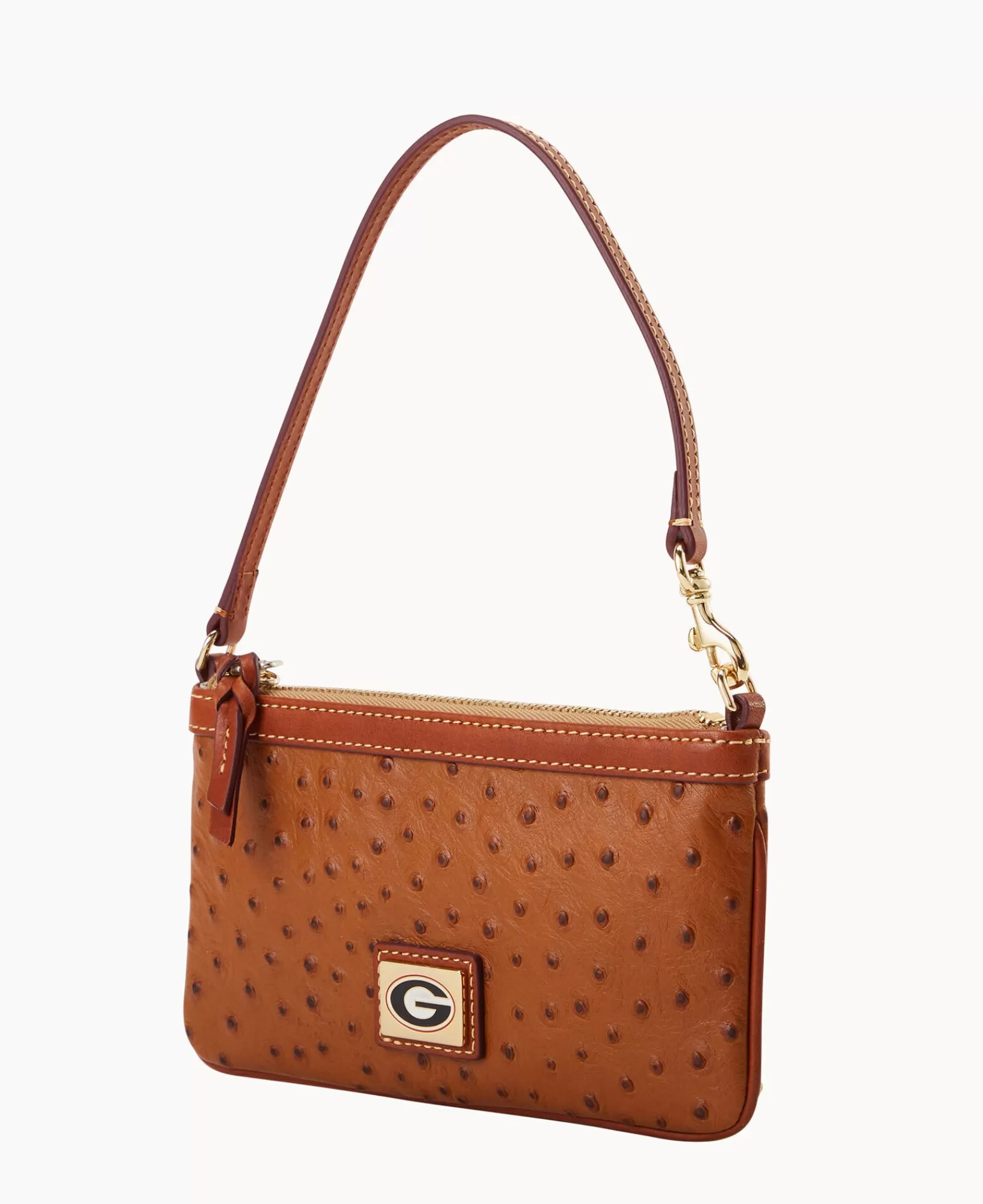 Wristlets | Wallets>Dooney & Bourke Collegiate University of Georgia Large Slim Wristlet Caramel