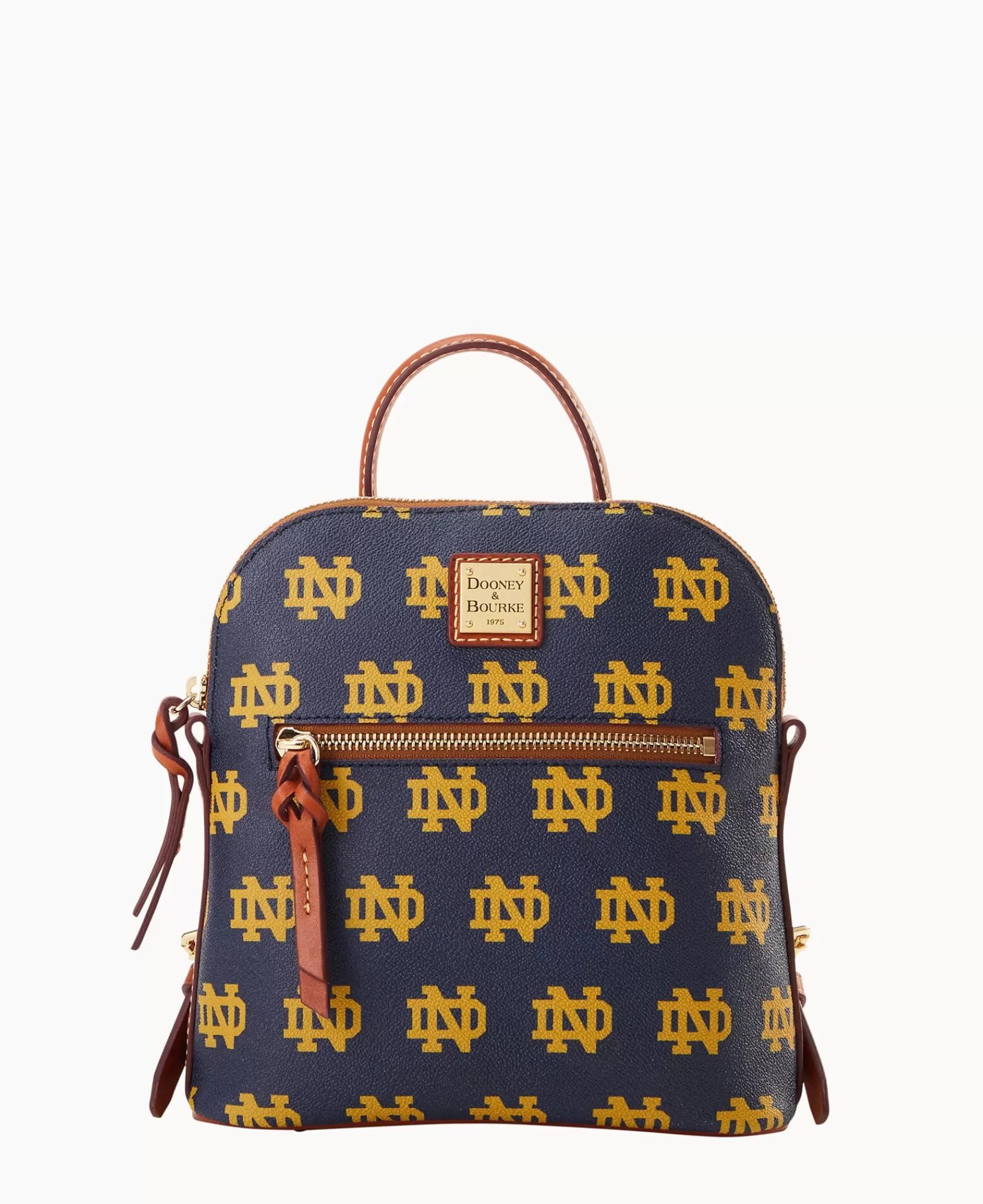 Backpacks>Dooney & Bourke Collegiate University of Notre Dame Small Backpack Navy