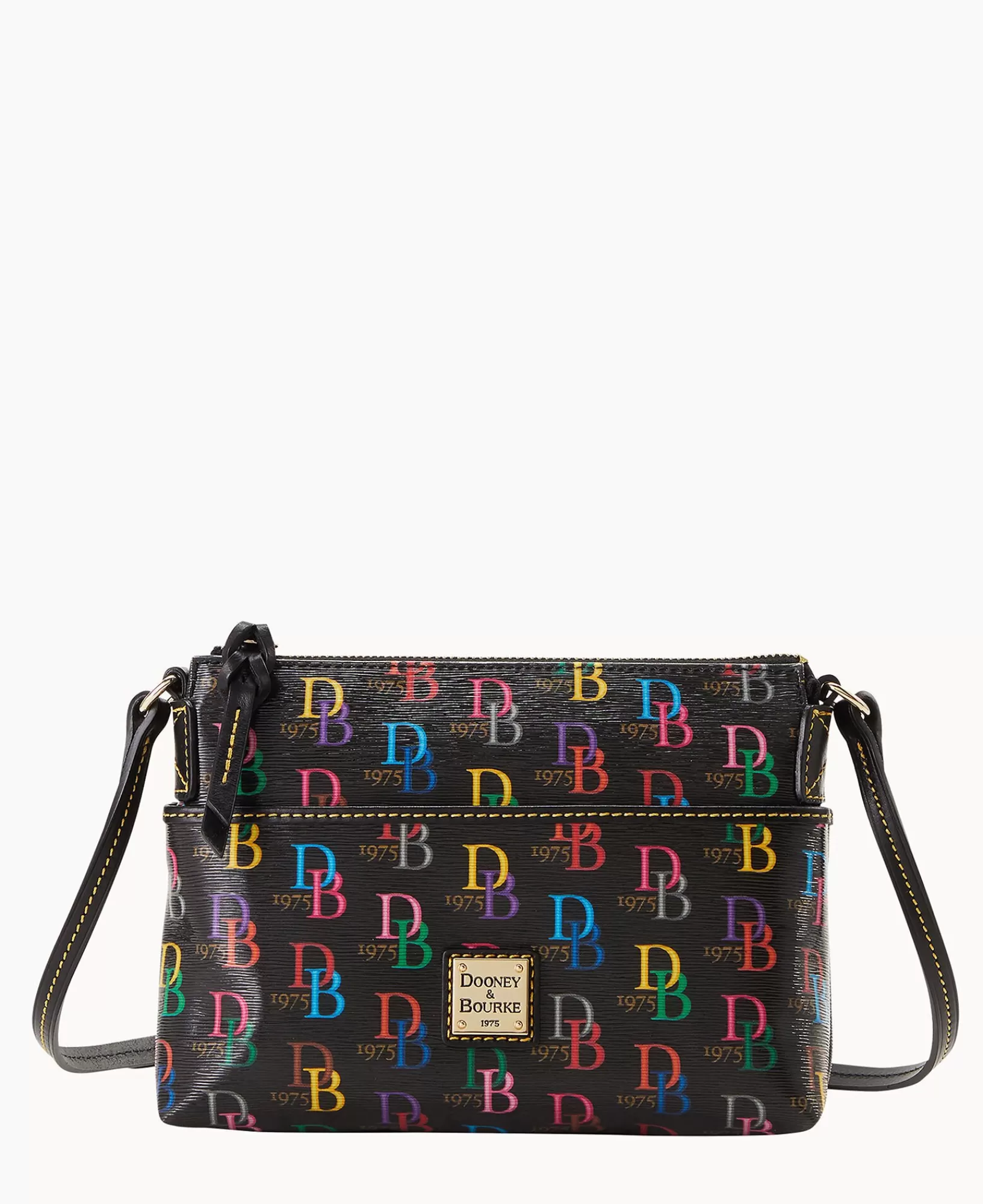 Shoulder Bags | Crossbodies>Dooney & Bourke DB75 Multi Katie Crossbody Black