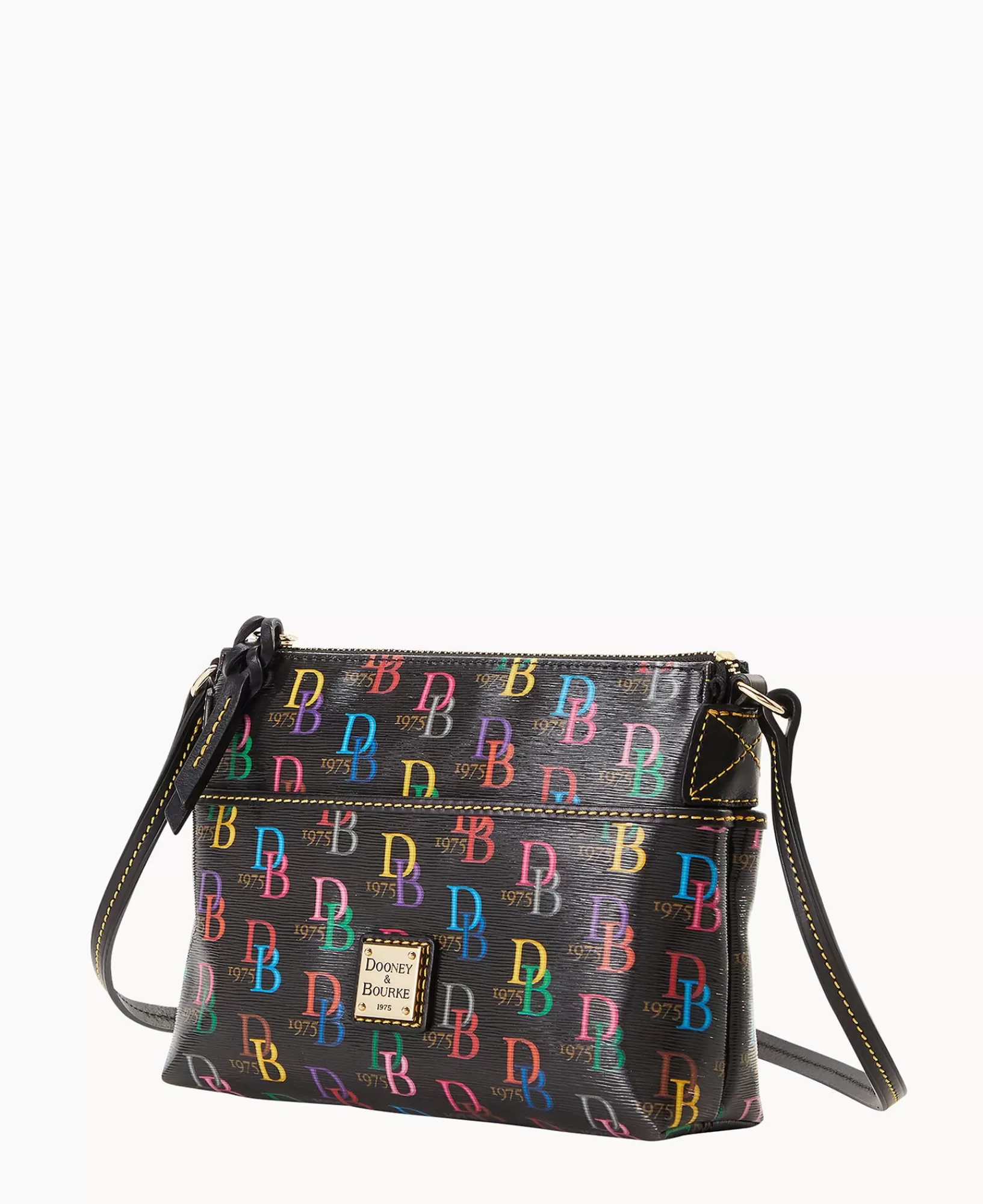 Shoulder Bags | Crossbodies>Dooney & Bourke DB75 Multi Katie Crossbody Black