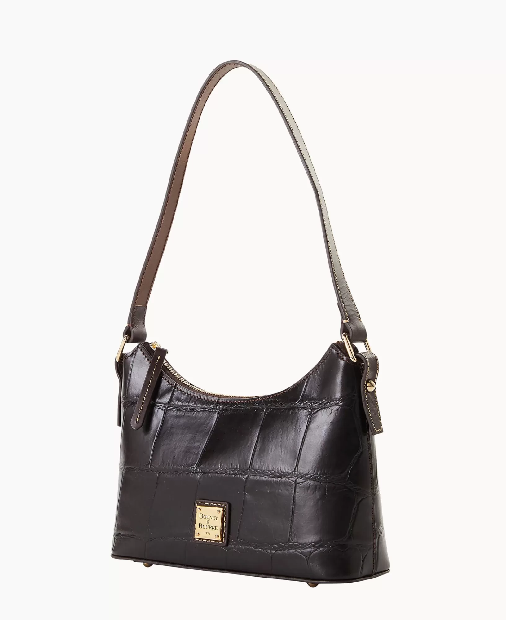 Shoulder Bags>Dooney & Bourke Denison Baguette Espresso