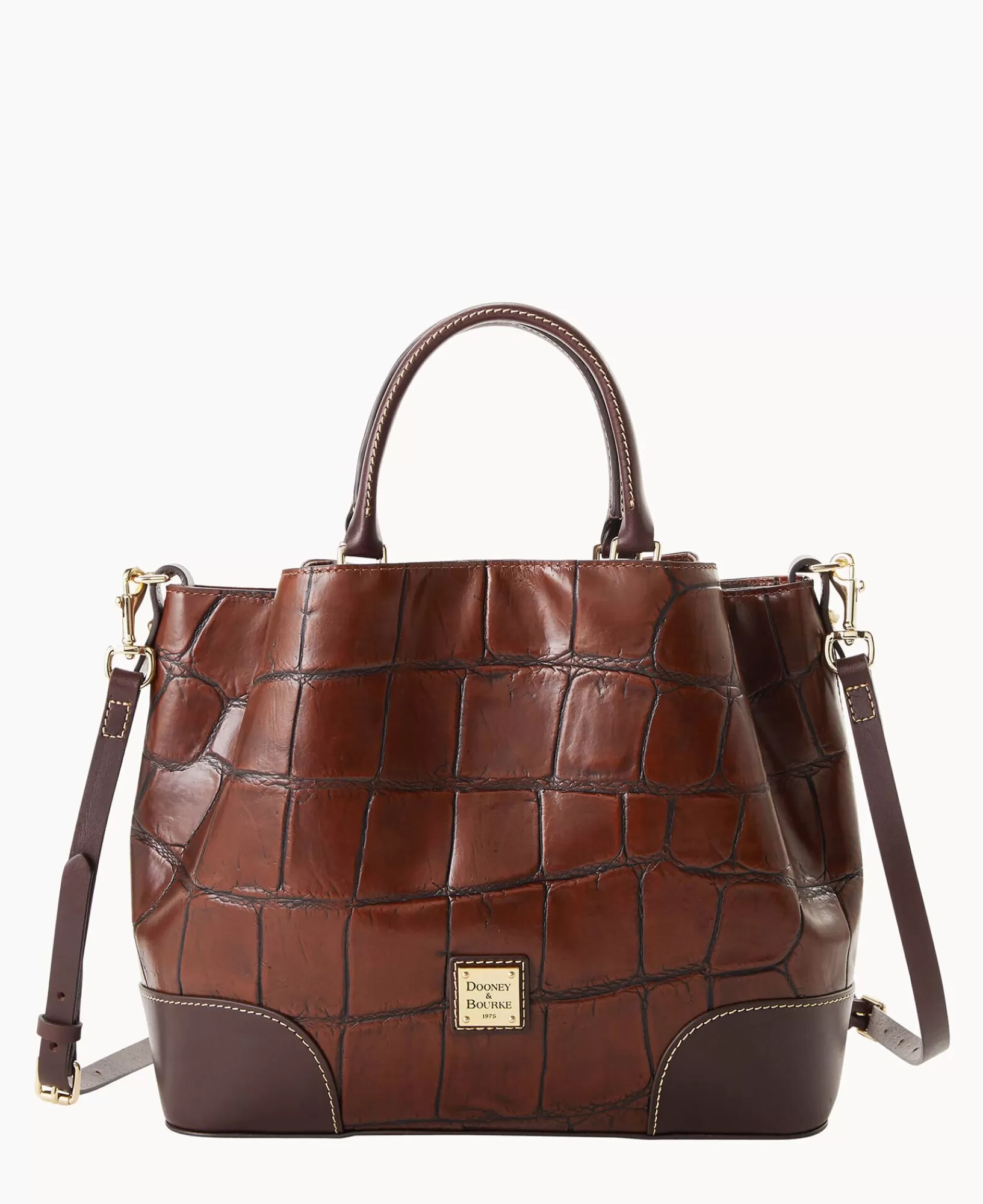 Shoulder Bags | Satchels>Dooney & Bourke Denison Brenna Cognac