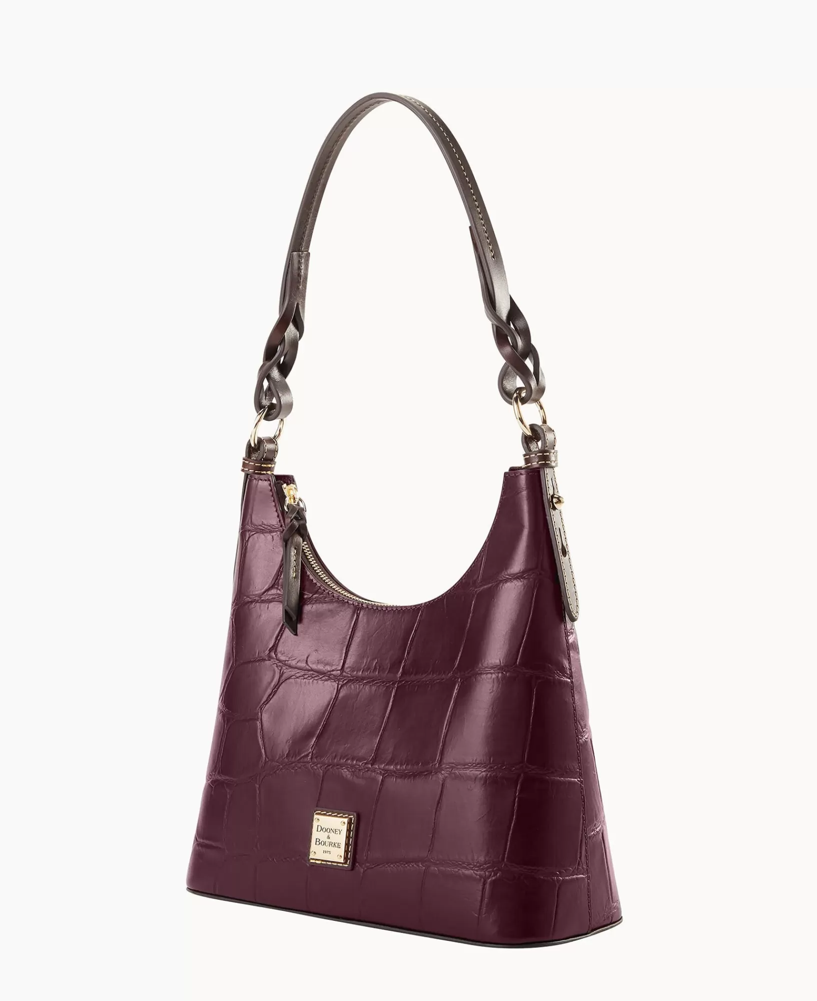 Shoulder Bags>Dooney & Bourke Denison Bryce Hobo Bordeaux