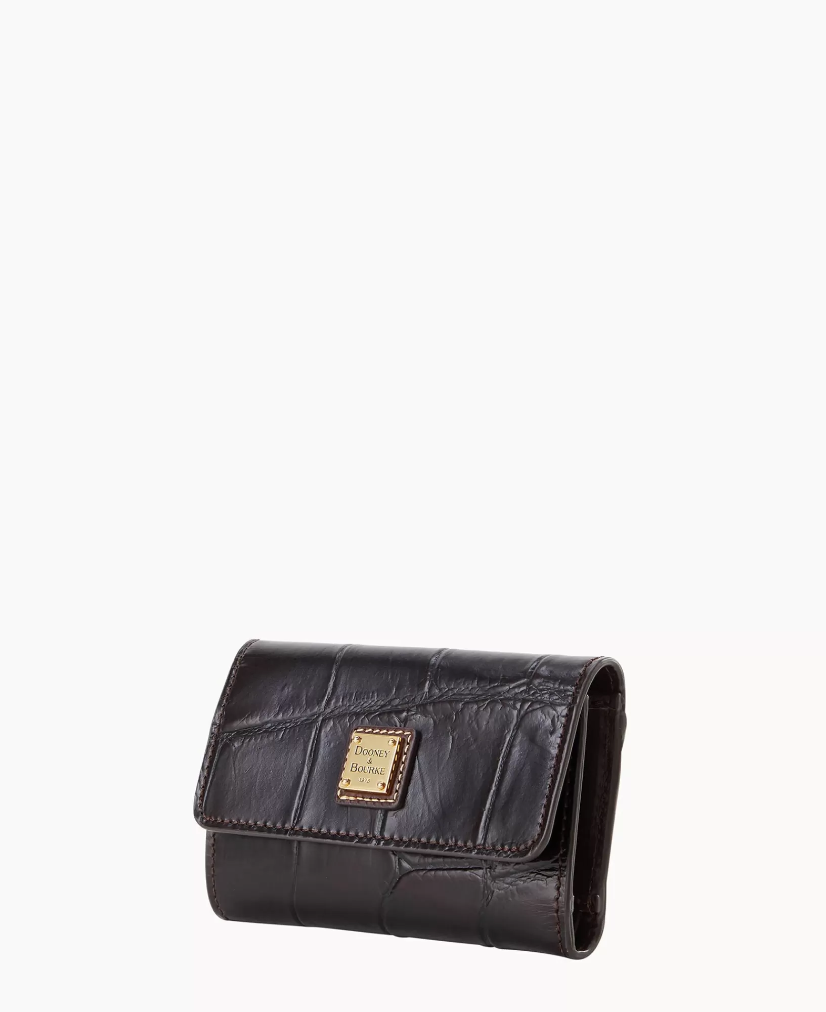 Wallets>Dooney & Bourke Denison Flap Wallet Espresso