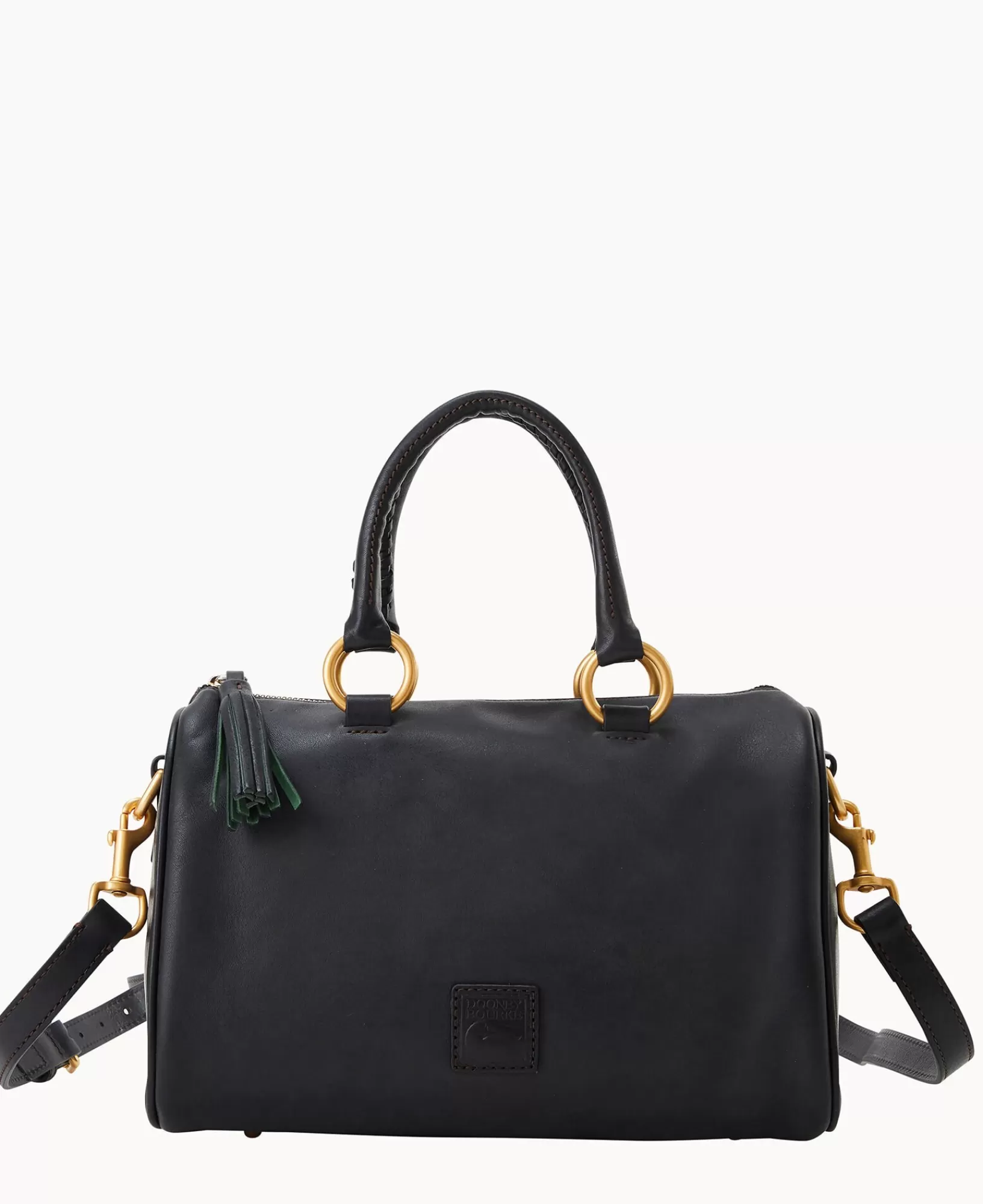 Satchels>Dooney & Bourke Florentine Barrel Satchel BlackBlack