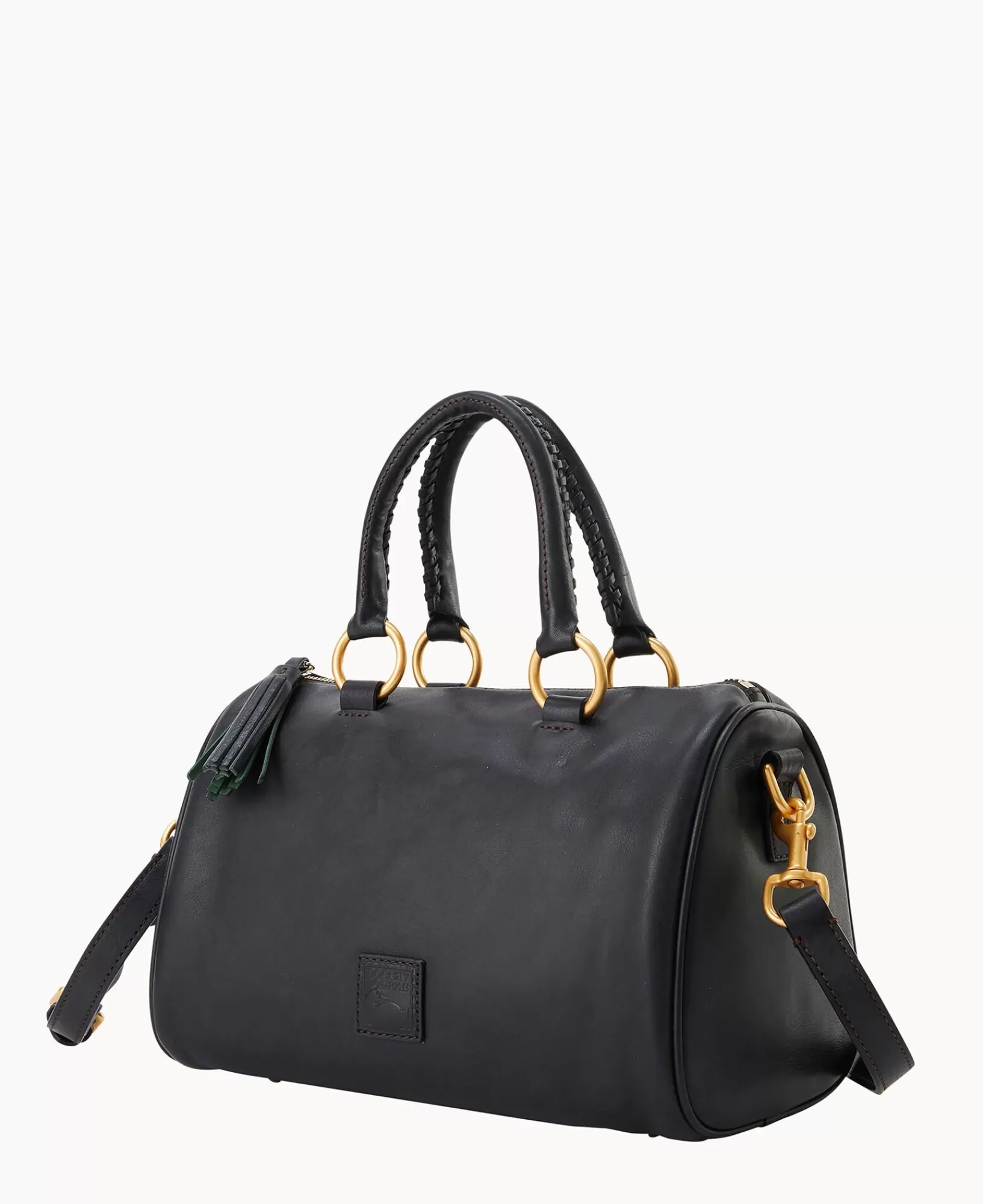 Satchels>Dooney & Bourke Florentine Barrel Satchel BlackBlack