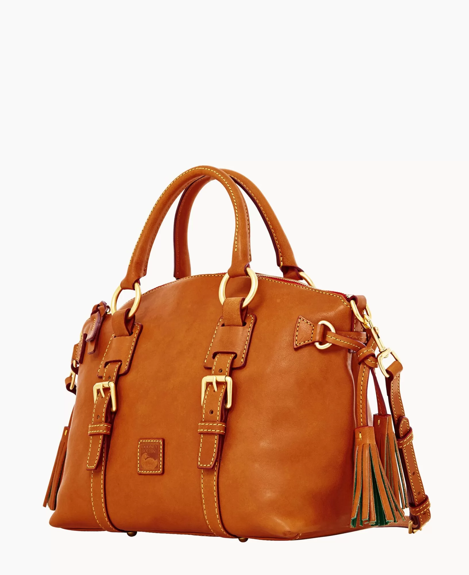 Shoulder Bags | Satchels>Dooney & Bourke Florentine Bristol Satchel Natural