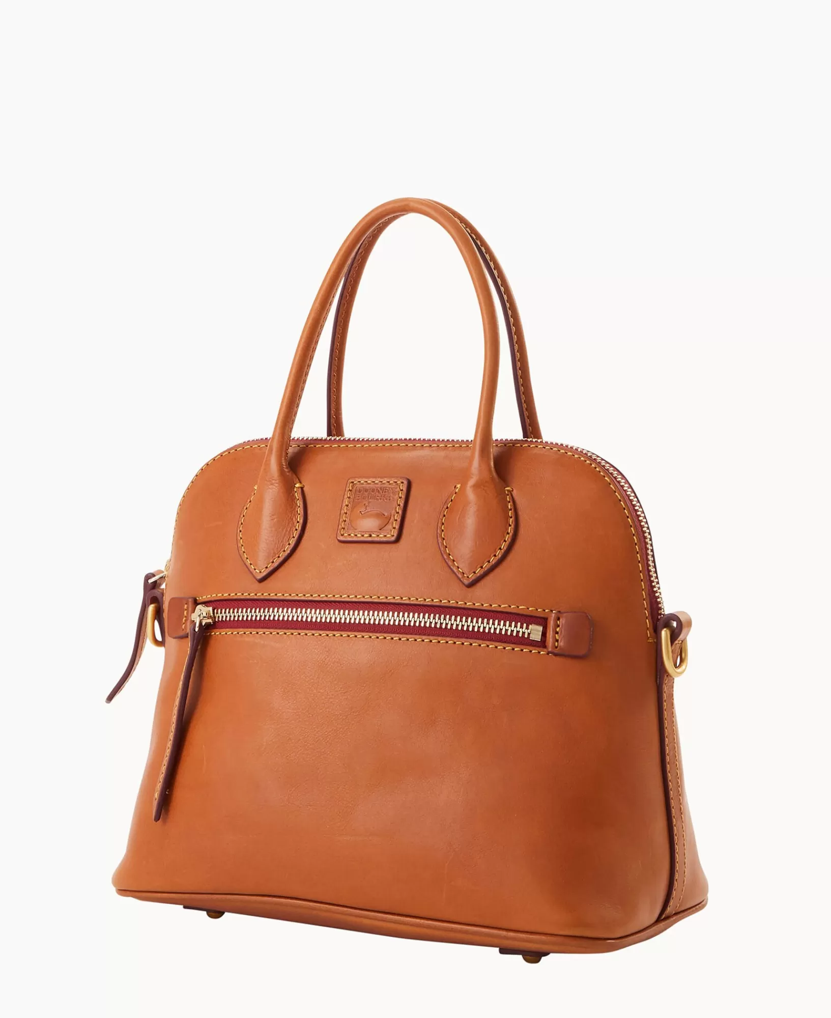 Shoulder Bags | Satchels>Dooney & Bourke Florentine Domed Satchel Natural