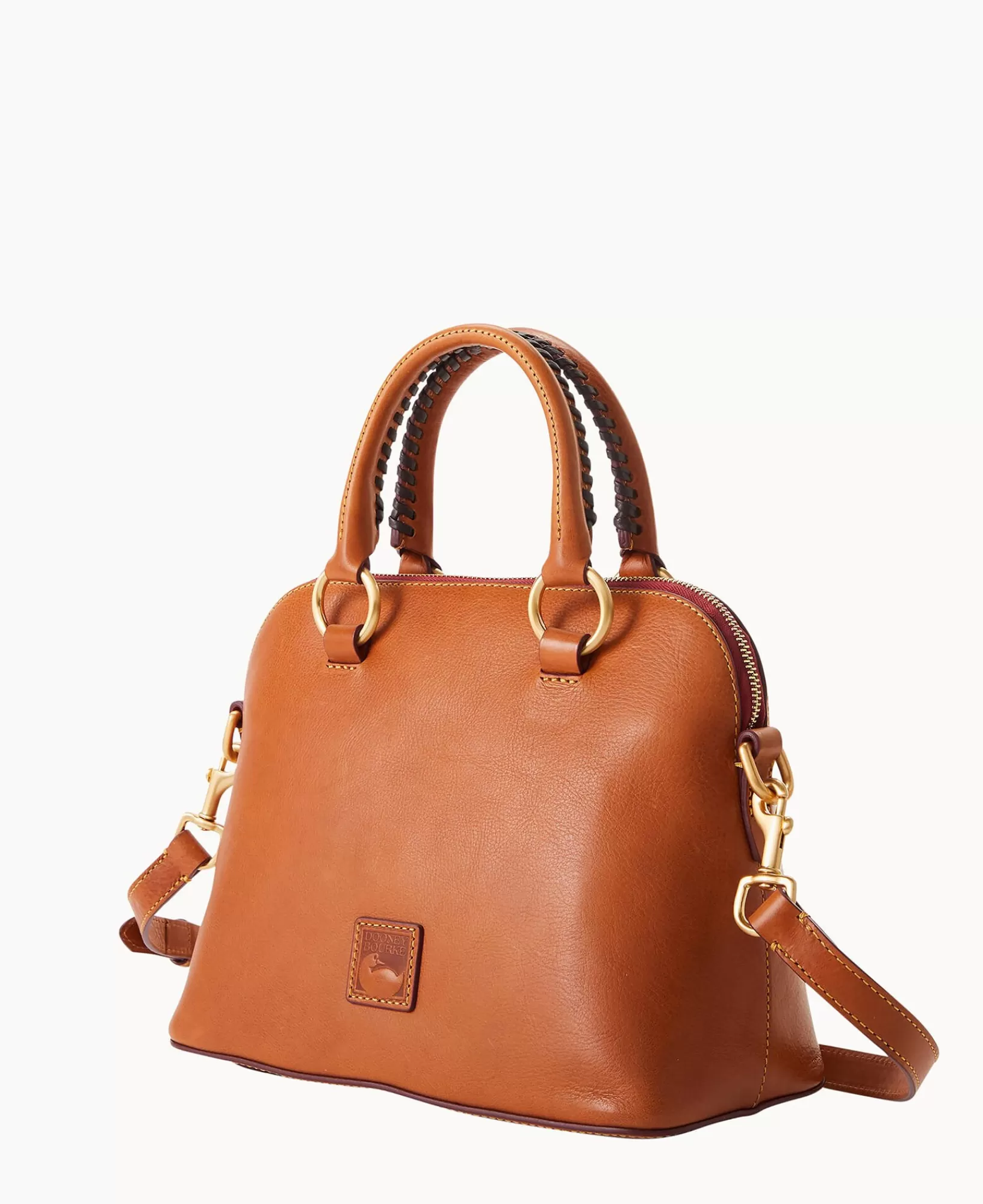 Shoulder Bags | Satchels>Dooney & Bourke Florentine Domed Satchel Natural