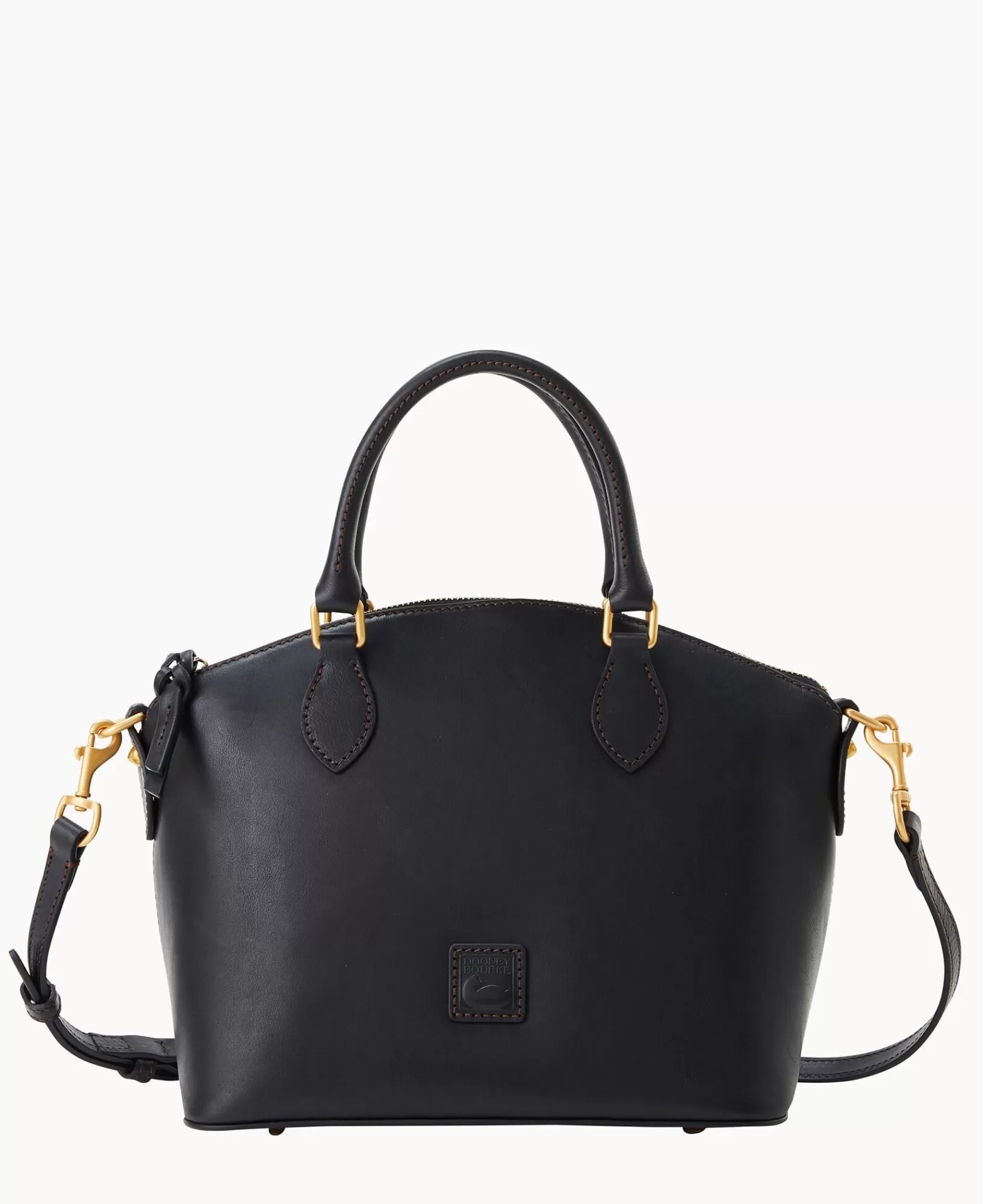 Satchels>Dooney & Bourke Florentine Geena Satchel BlackBlack