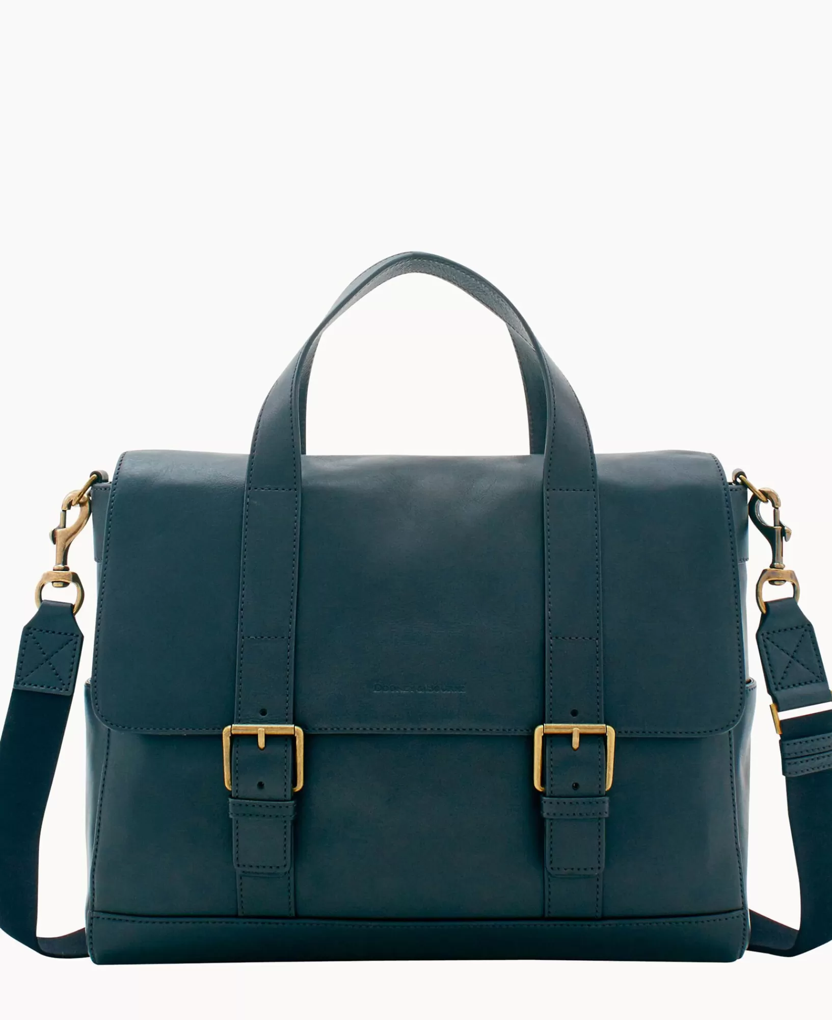 Business & Tech | Travel>Dooney & Bourke Florentine Hunter Messenger Black