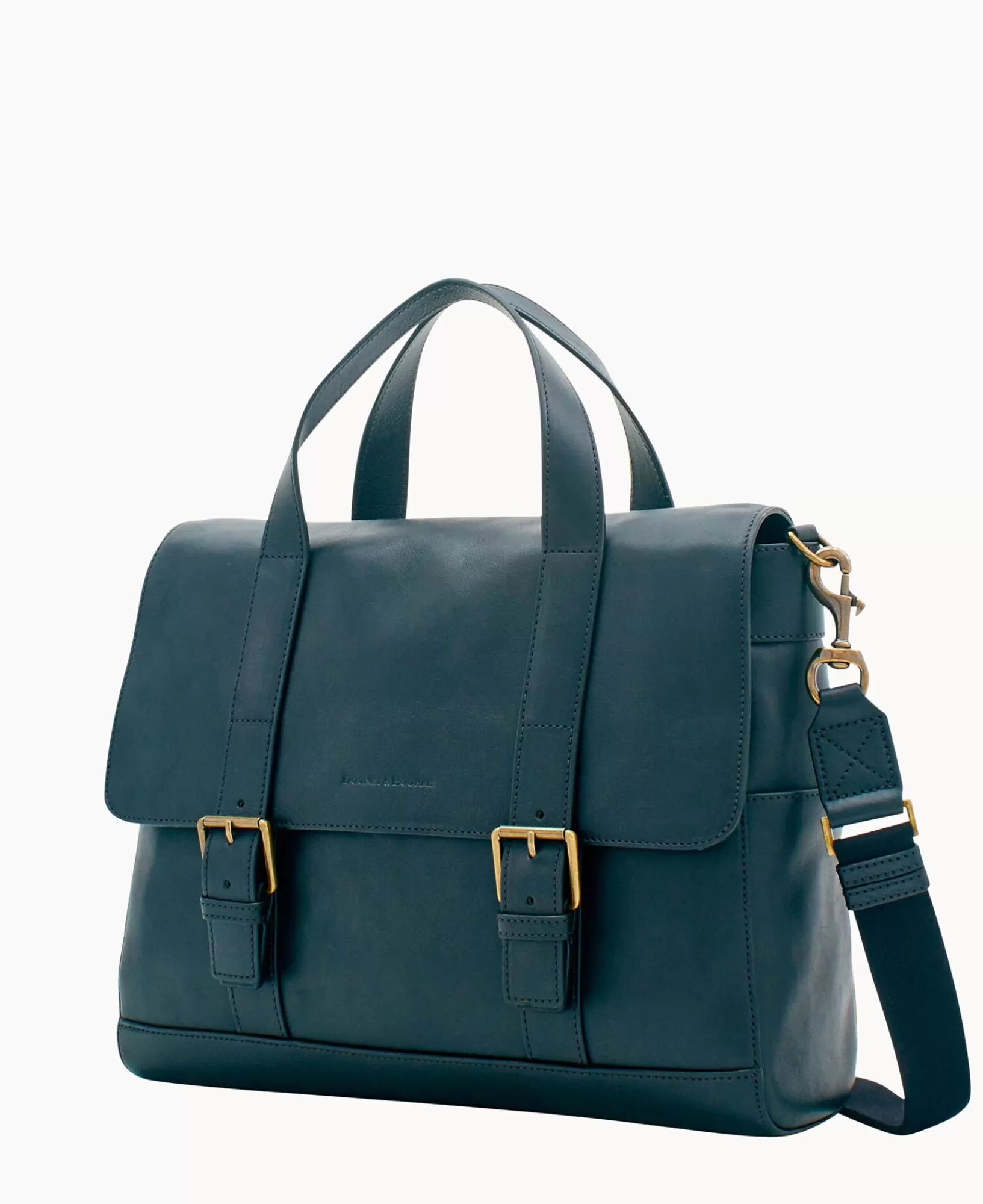 Business & Tech | Travel>Dooney & Bourke Florentine Hunter Messenger Black