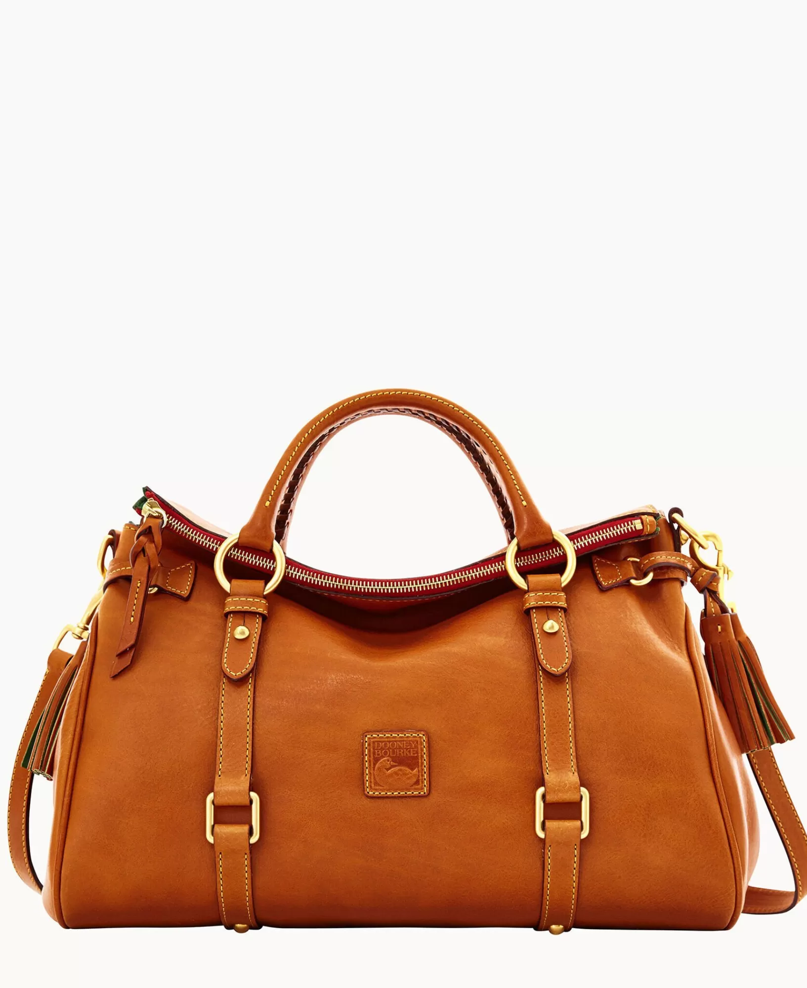 Shoulder Bags | Satchels>Dooney & Bourke Florentine Large Satchel Natural