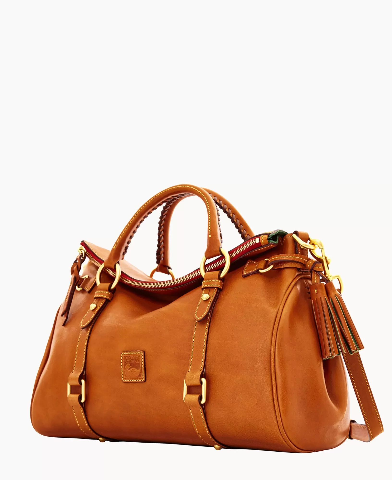 Shoulder Bags | Satchels>Dooney & Bourke Florentine Large Satchel Natural