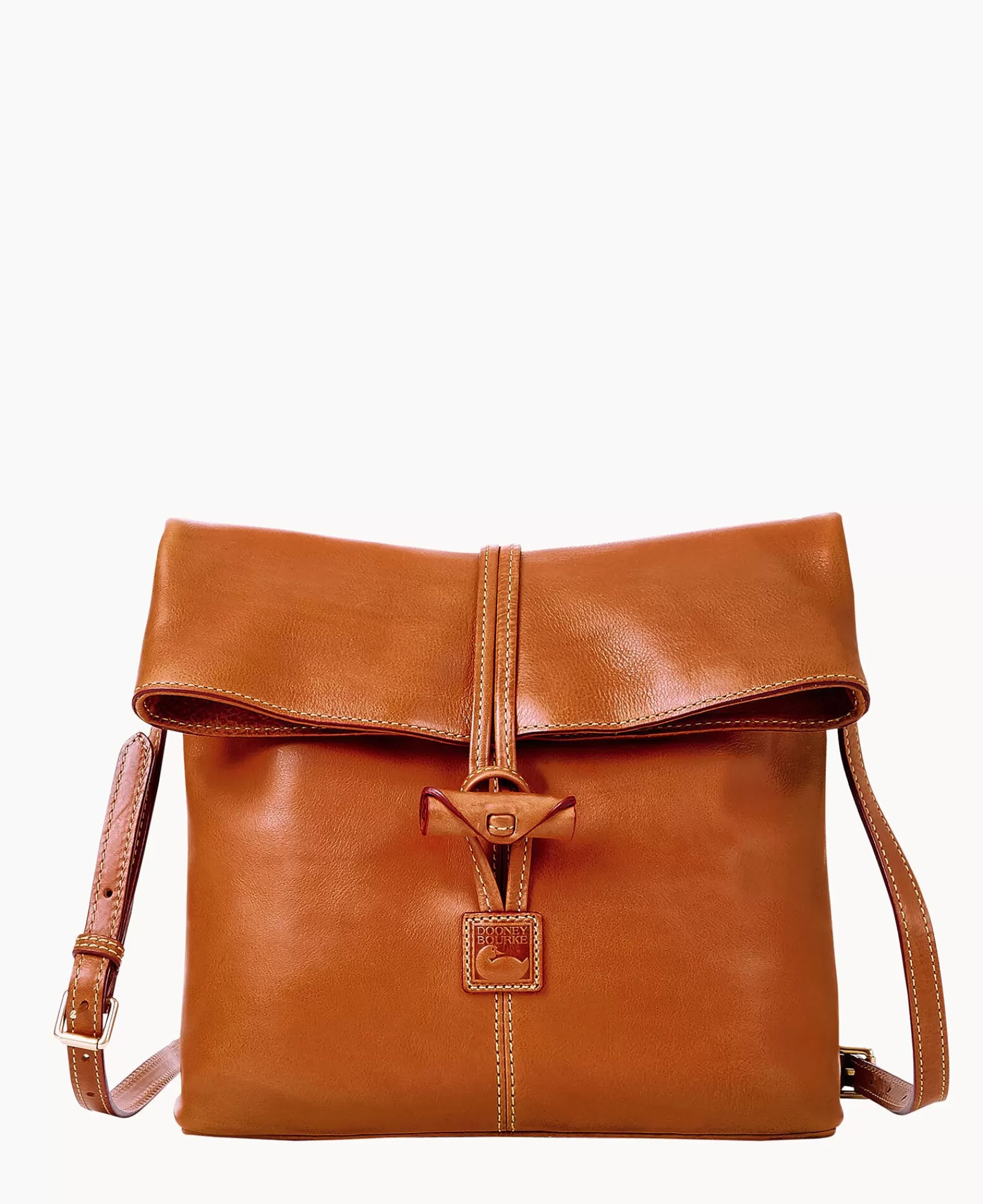 Shoulder Bags | Crossbodies>Dooney & Bourke Florentine Medium Toggle Crossbody Natural