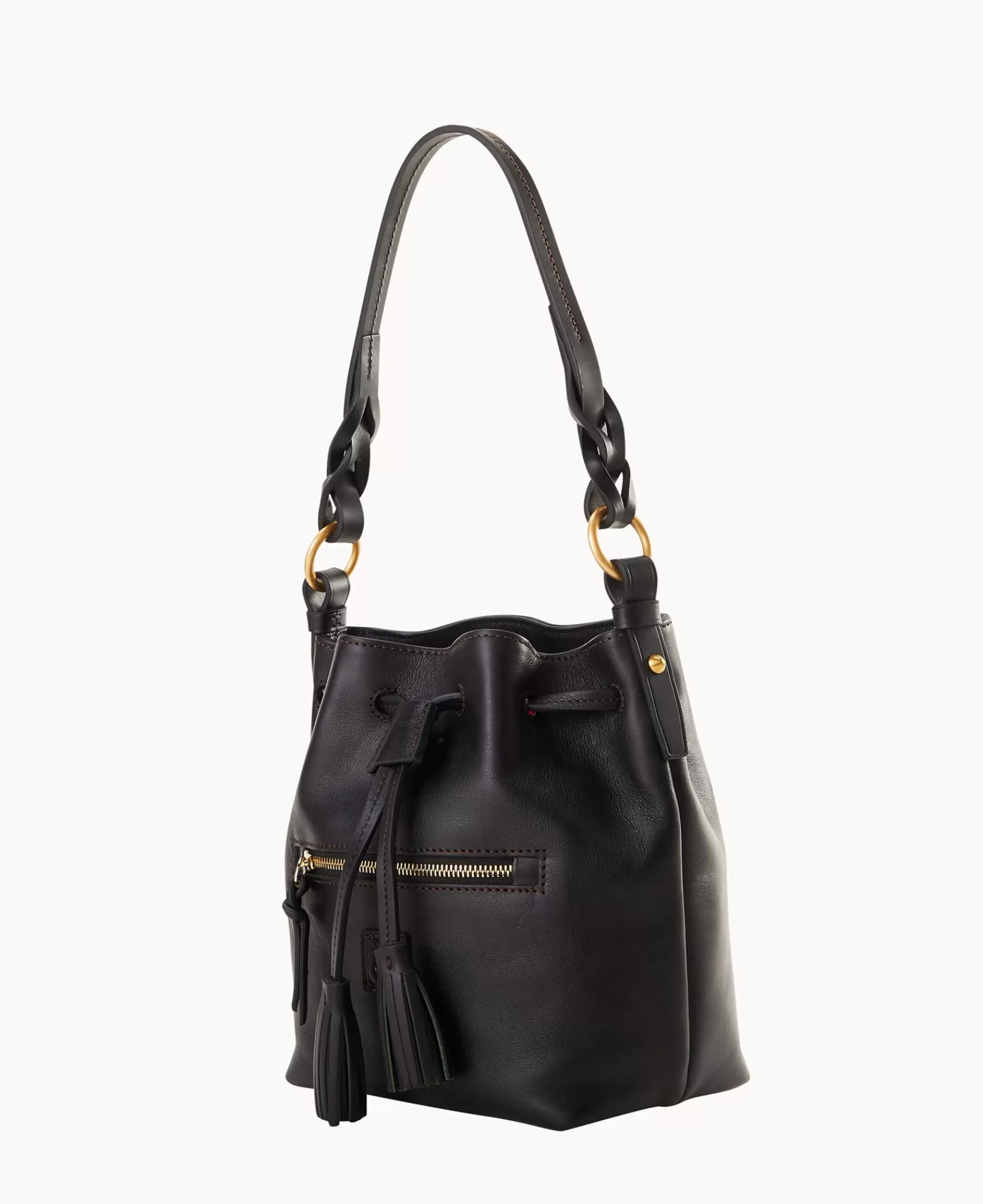 Shoulder Bags>Dooney & Bourke Florentine Miley Drawstring BlackBlack