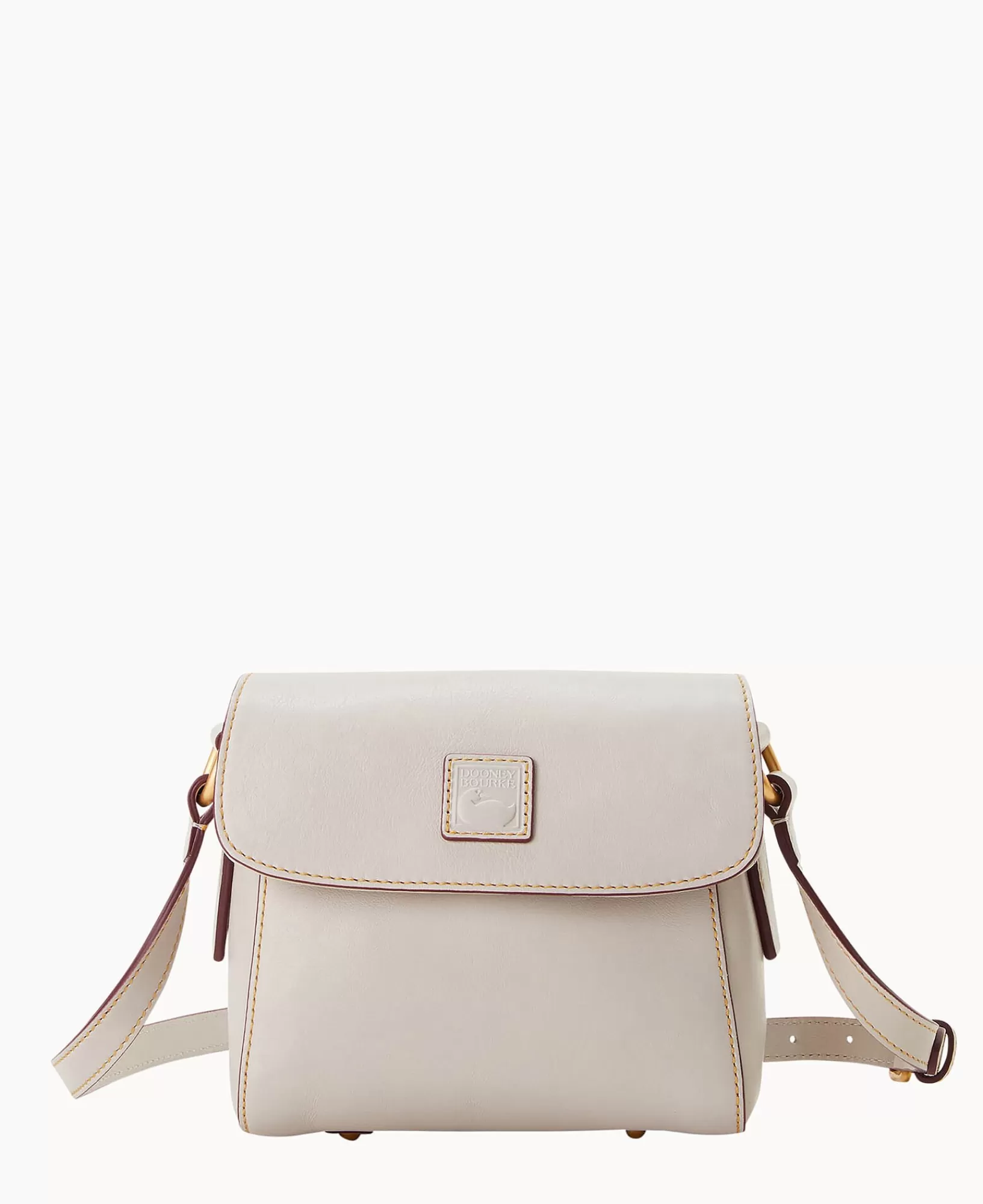 Mini Bags | Shoulder Bags>Dooney & Bourke Florentine Mini Eliza Crossbody Ecru