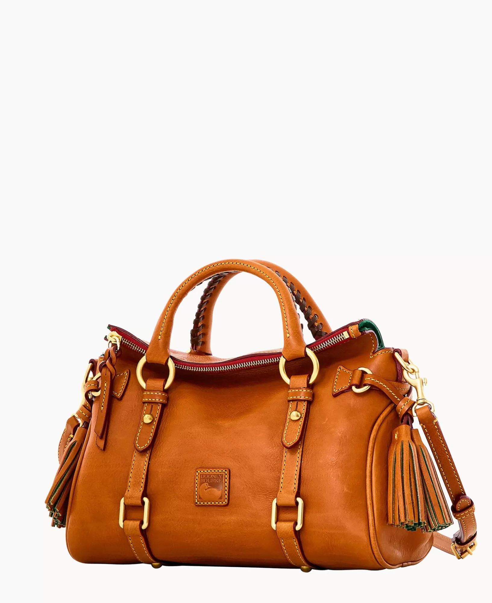 Mini Bags | Shoulder Bags>Dooney & Bourke Florentine Mini Satchel Natural