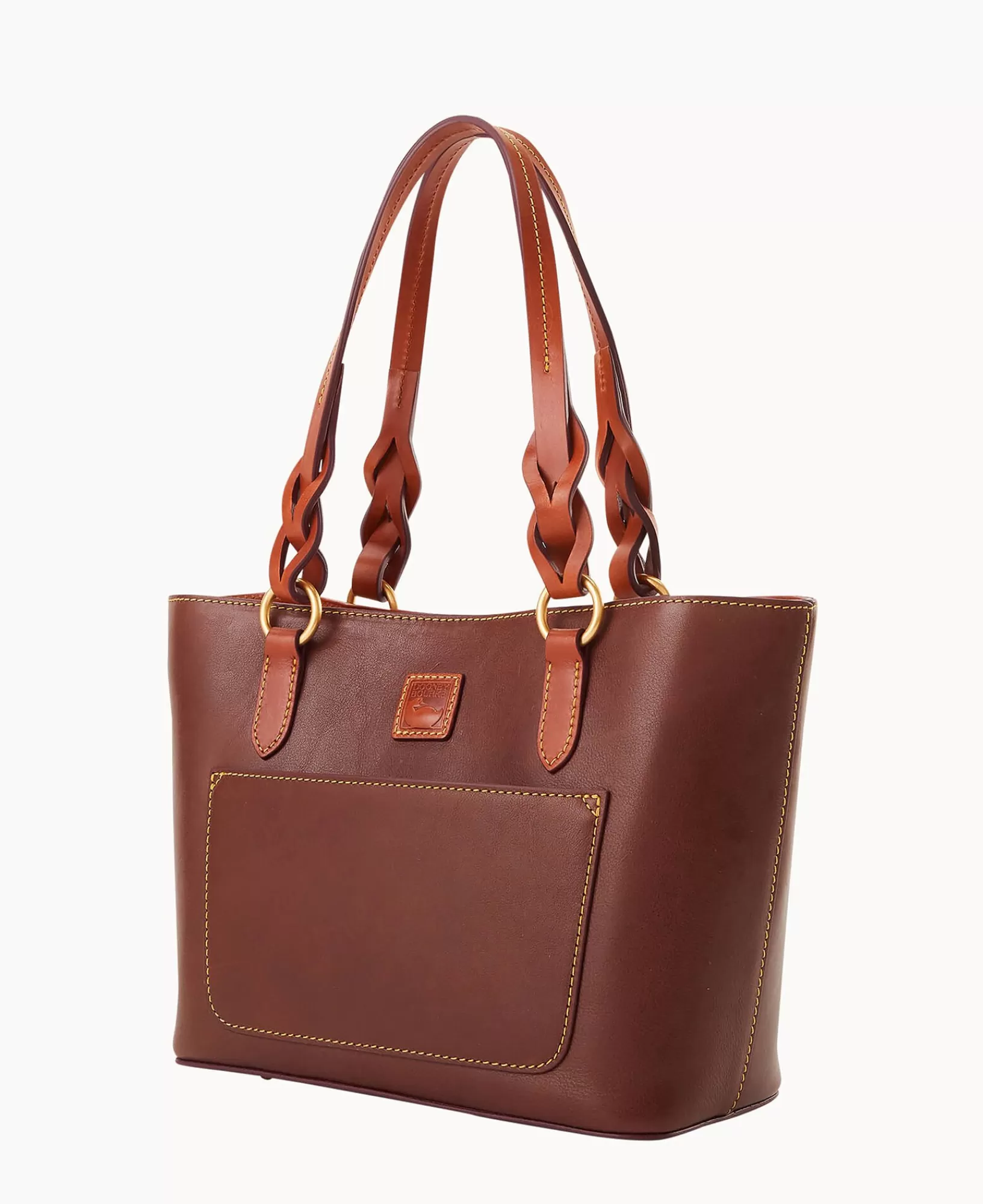 Mini Bags | Shoulder Bags>Dooney & Bourke Florentine Small Gretchen Tote ChestnutTan