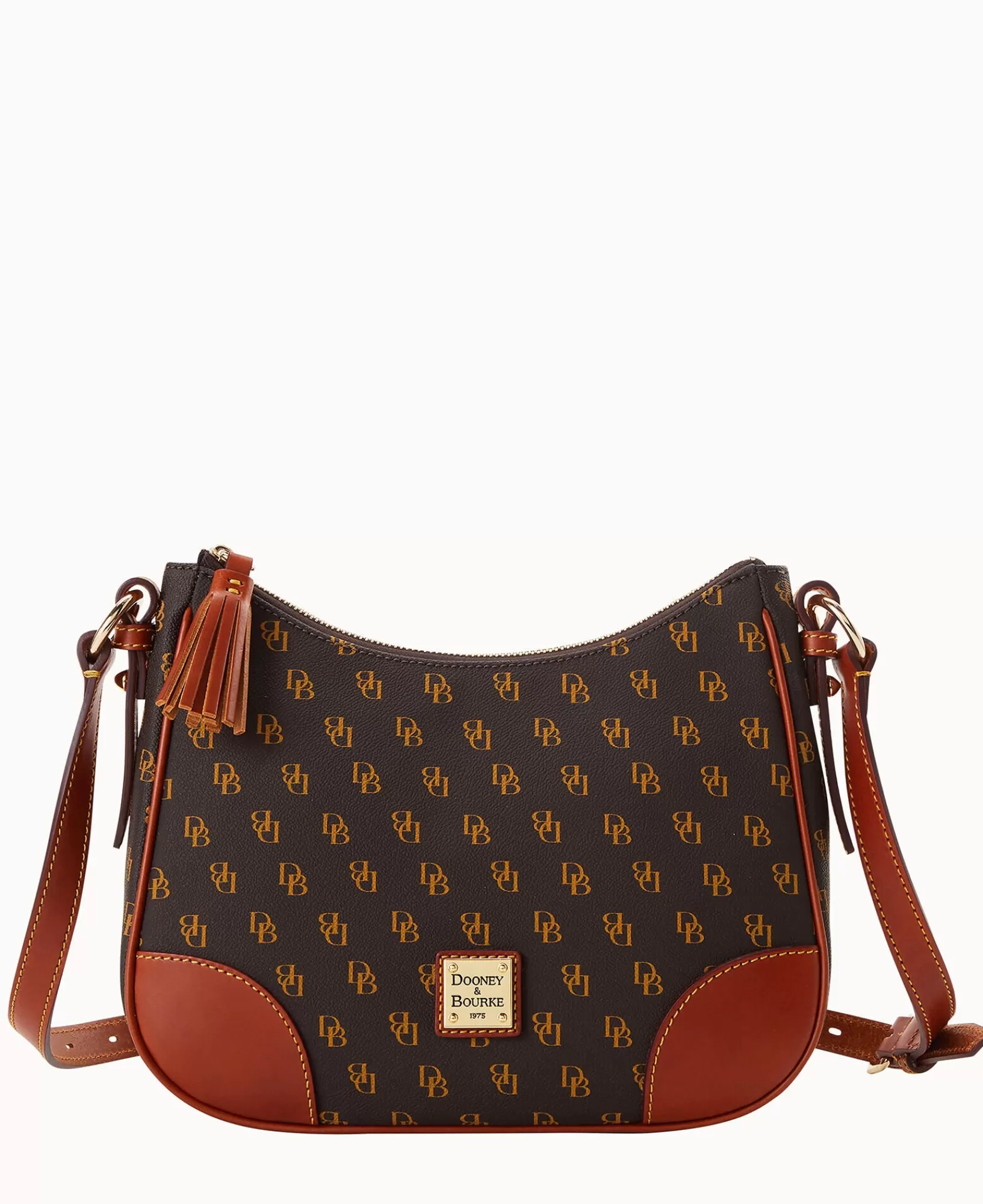 Shoulder Bags>Dooney & Bourke Gretta Crossbody Hobo BrownTmoro