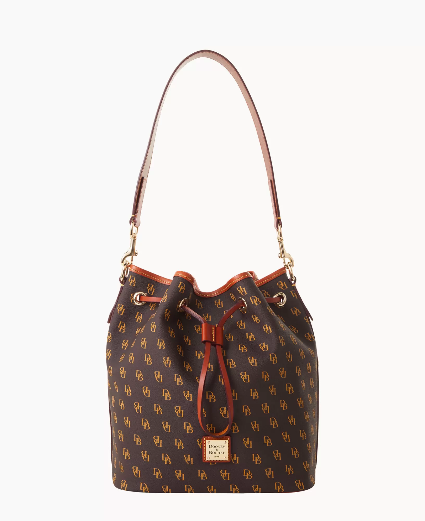 Shoulder Bags>Dooney & Bourke Gretta Drawstring BrownTmoro