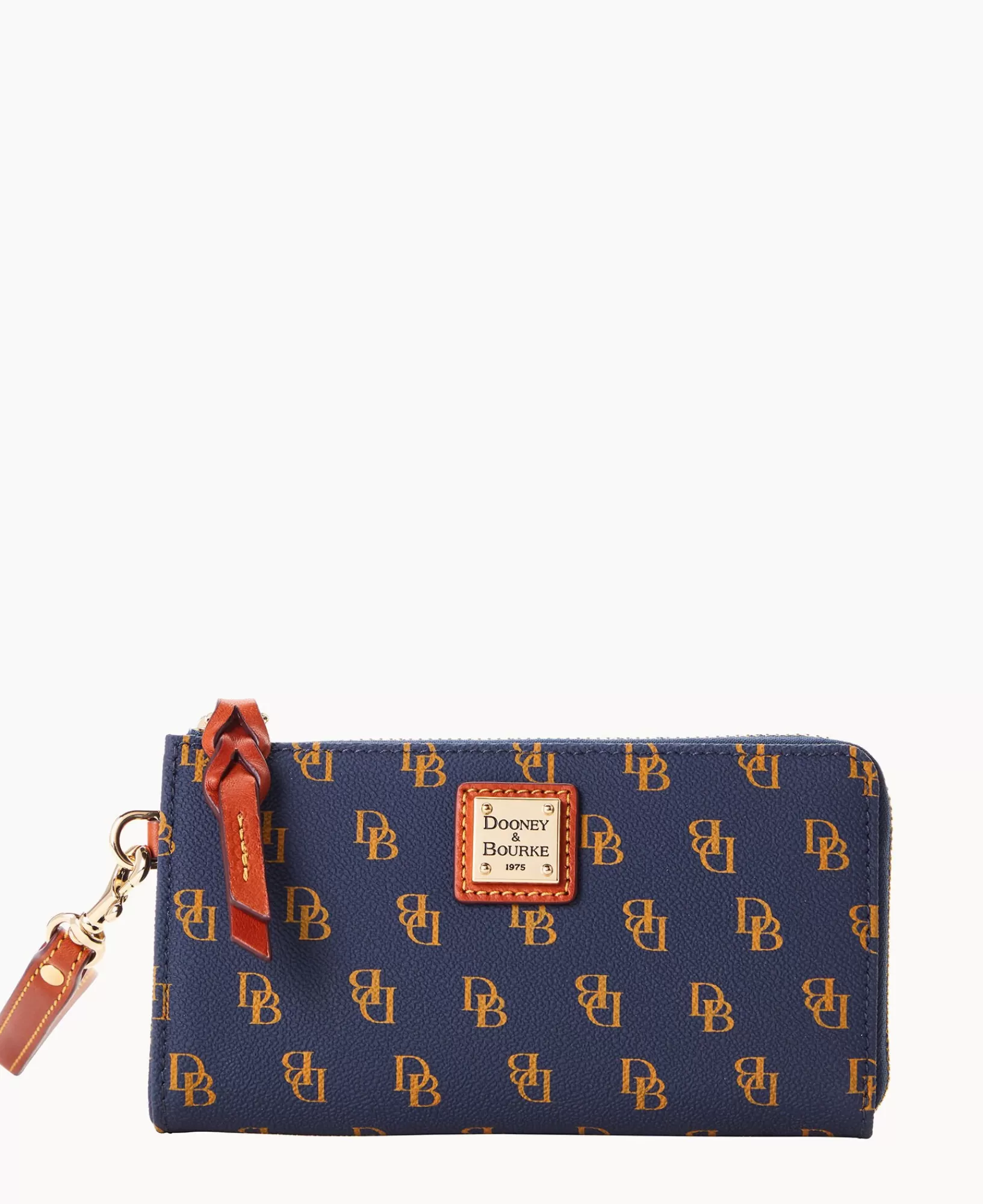 Wristlets | Wallets>Dooney & Bourke Gretta Folded Zip Wristlet Navy