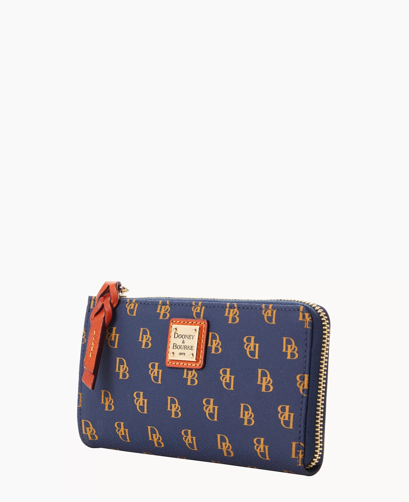 Wristlets | Wallets>Dooney & Bourke Gretta Folded Zip Wristlet Navy