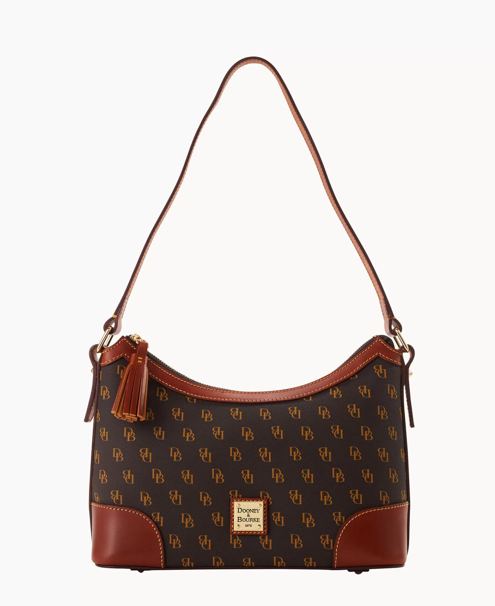 Shoulder Bags>Dooney & Bourke Gretta Large Shoulder Bag BrownTmoro