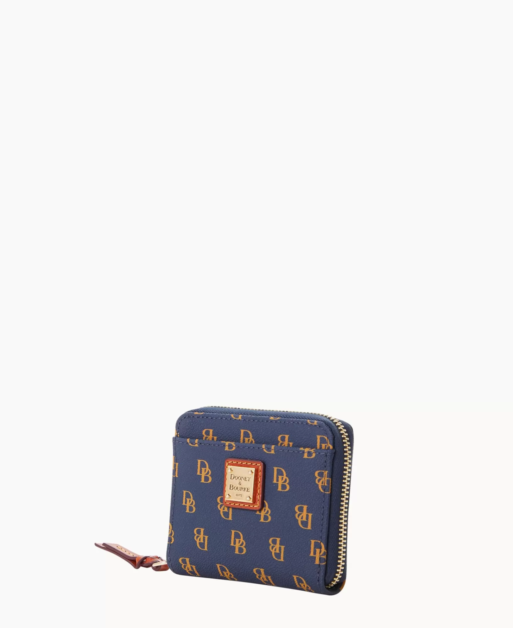 Wallets | Mini Bags>Dooney & Bourke Gretta Small Zip Around Wallet Navy