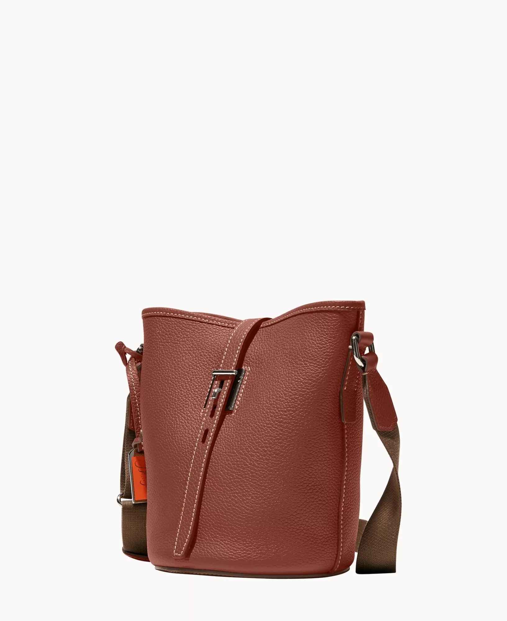 Mini Bags | Shoulder Bags>Dooney & Bourke Henrys Small Bucket Bag Chocolate