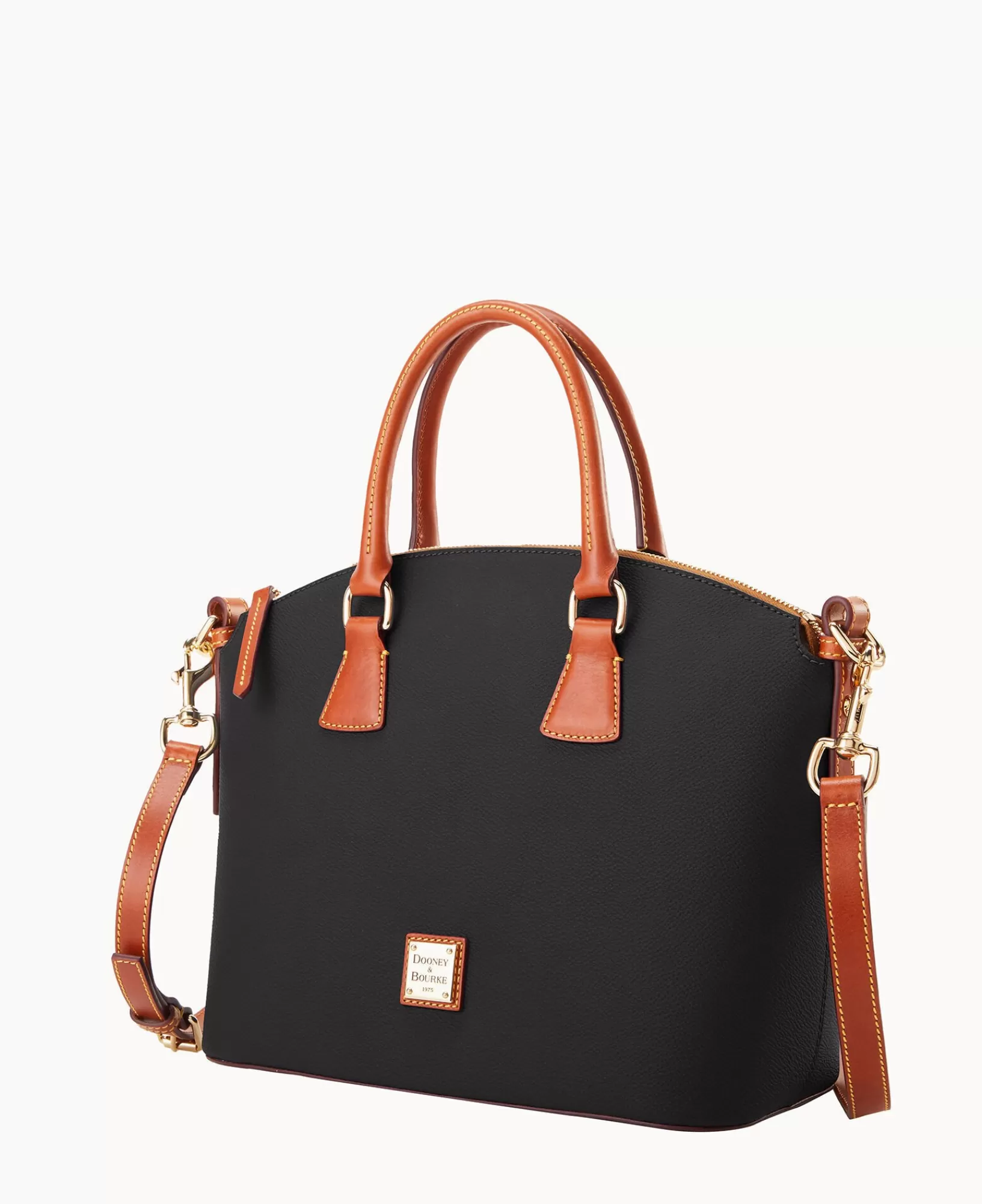 Crossbodies | Satchels>Dooney & Bourke Kirby Domed Satchel Black