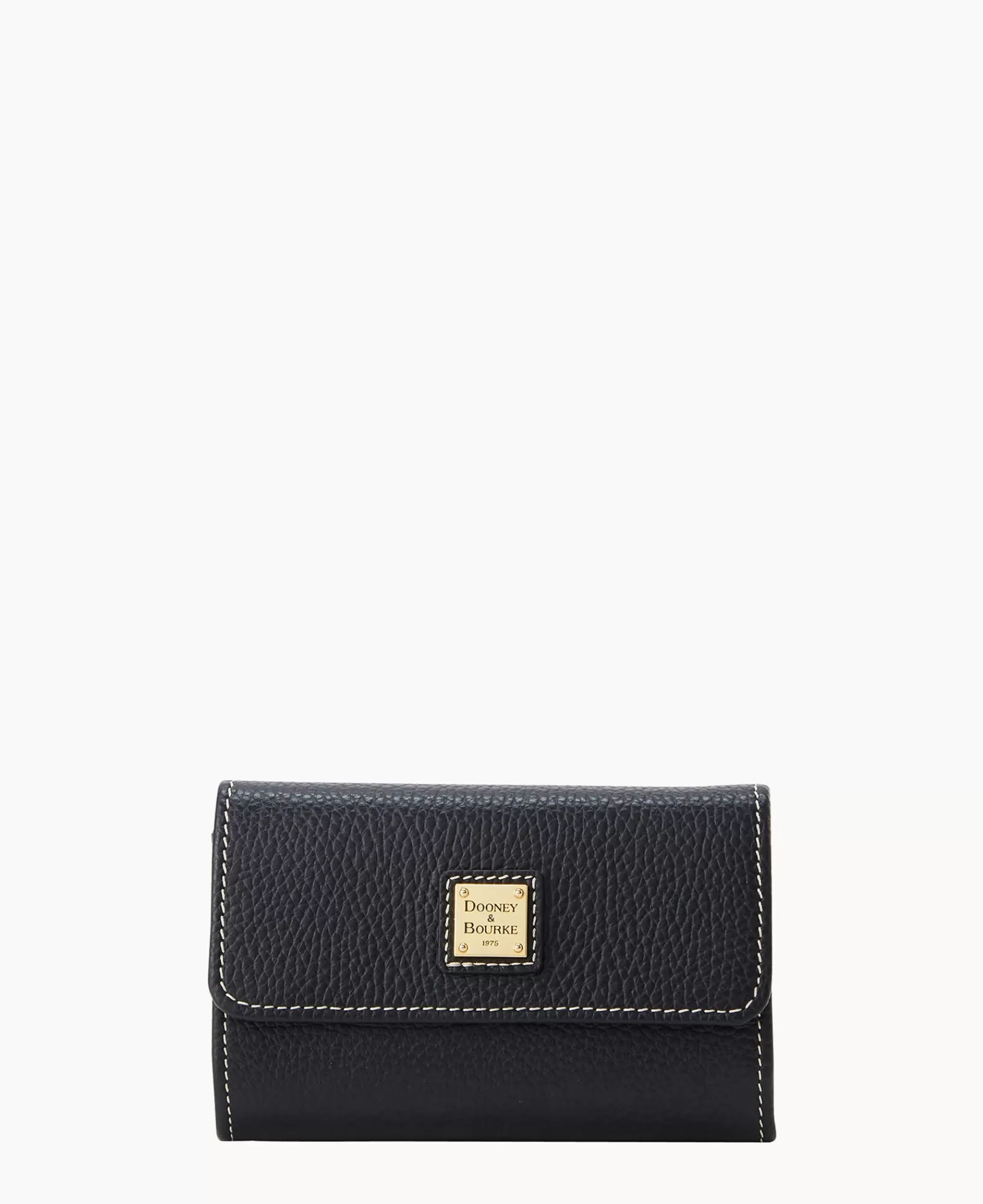 Wallets>Dooney & Bourke Lucca Leather Flap Wallet Black