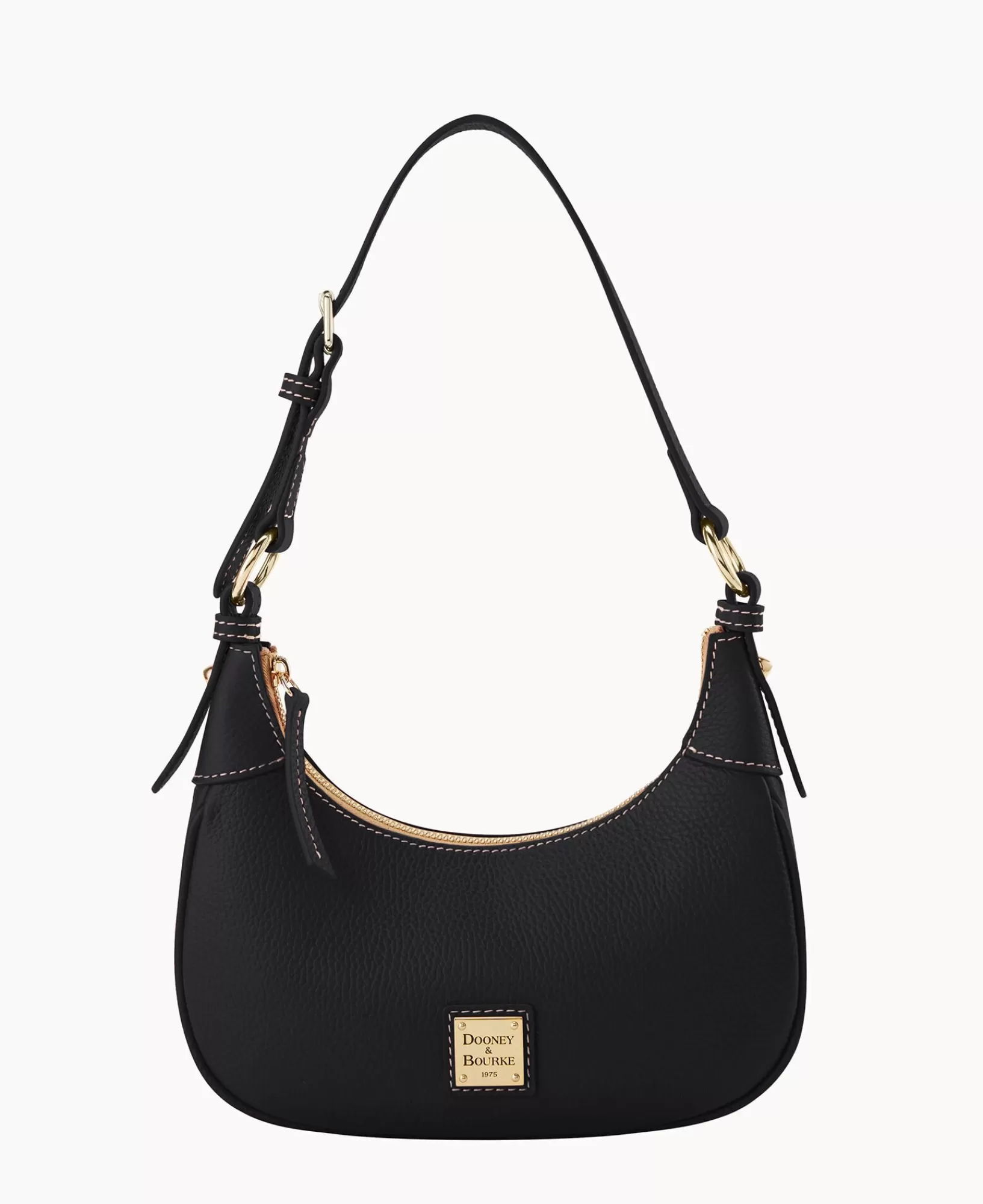 Shoulder Bags>Dooney & Bourke Lucca Leather Hobo Black