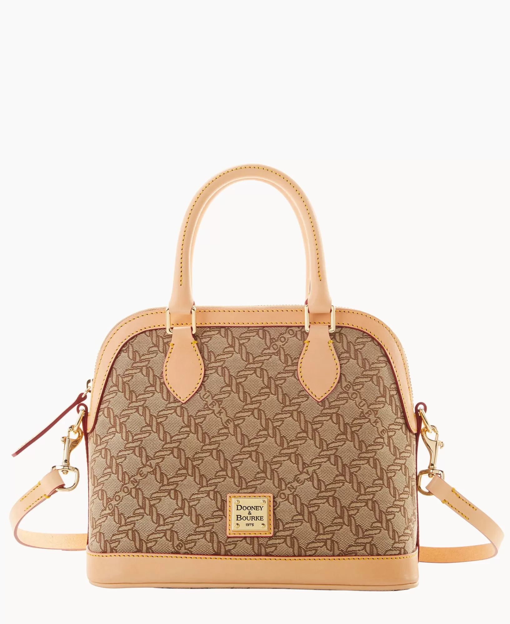 Satchels>Dooney & Bourke Maritime Satchel Brown