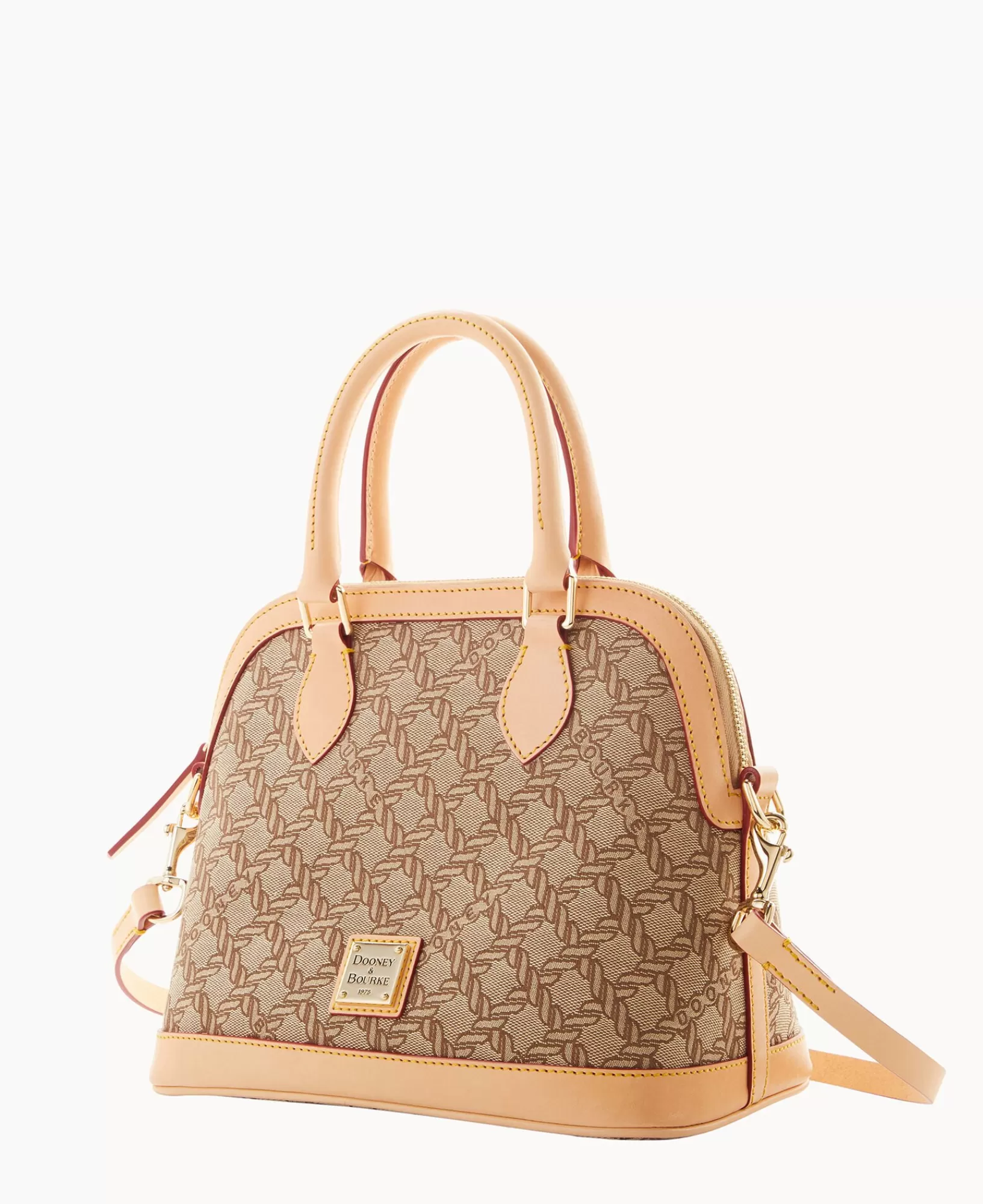 Satchels>Dooney & Bourke Maritime Satchel Brown