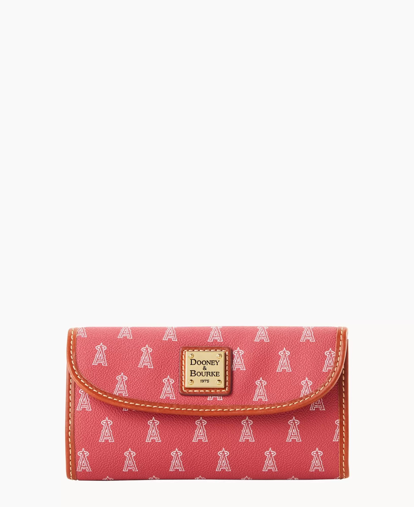 Clutches | Wallets>Dooney & Bourke MLB Angels Continental Clutch Red