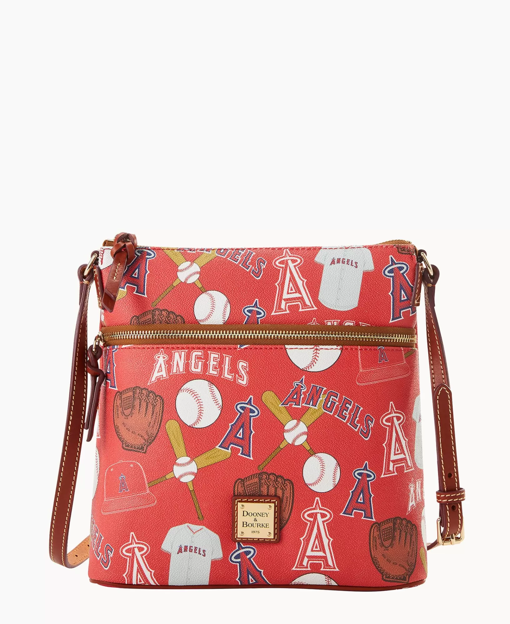 Shoulder Bags | Crossbodies>Dooney & Bourke MLB Angels Crossbody Red